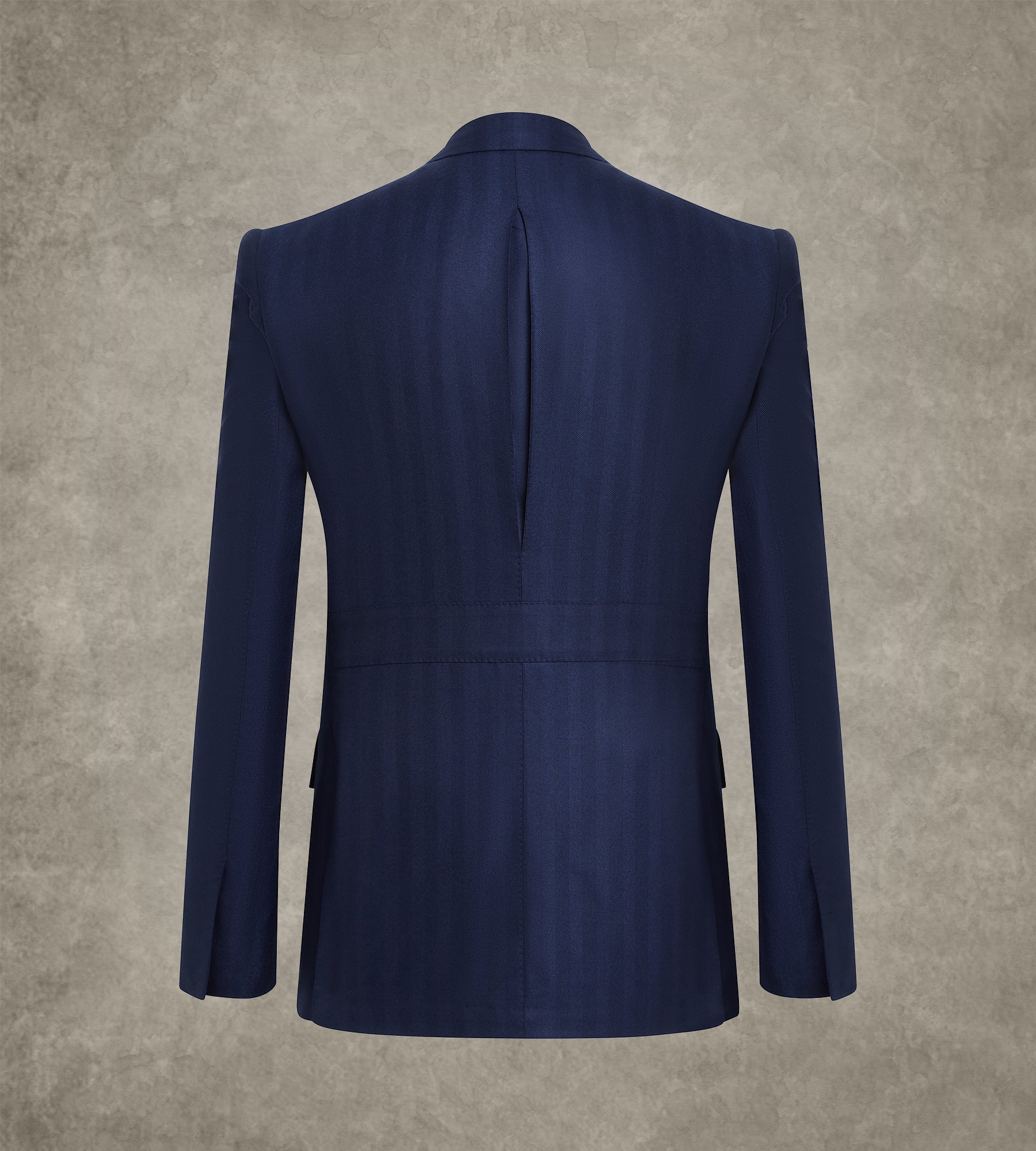 Veste Massimo bleu marine en laine et cachemire