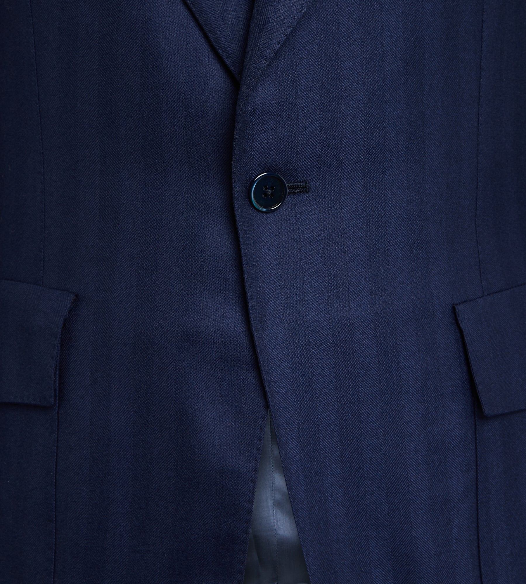 Veste Massimo bleu marine en laine et cachemire