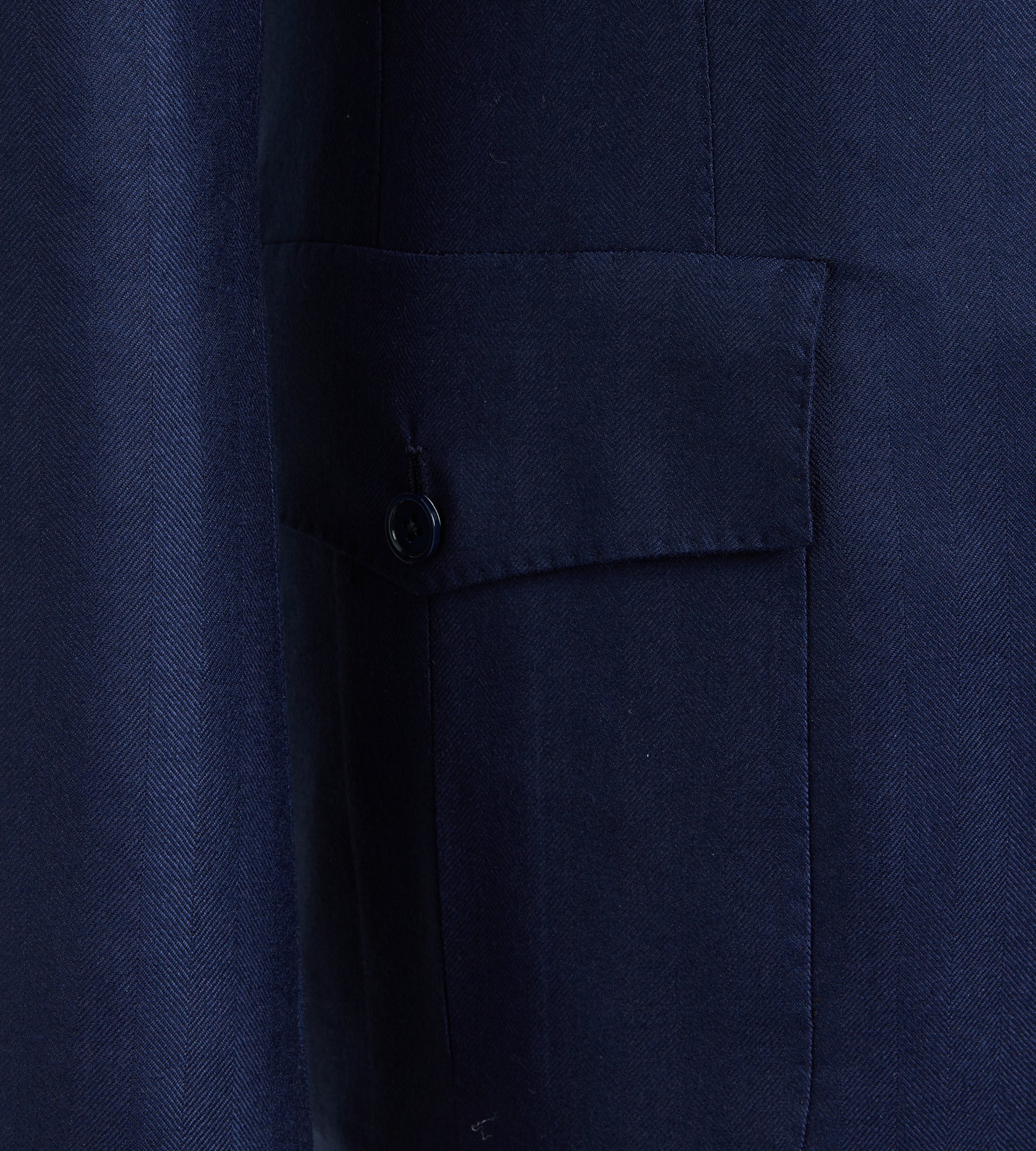 Veste Massimo bleu marine en laine et cachemire