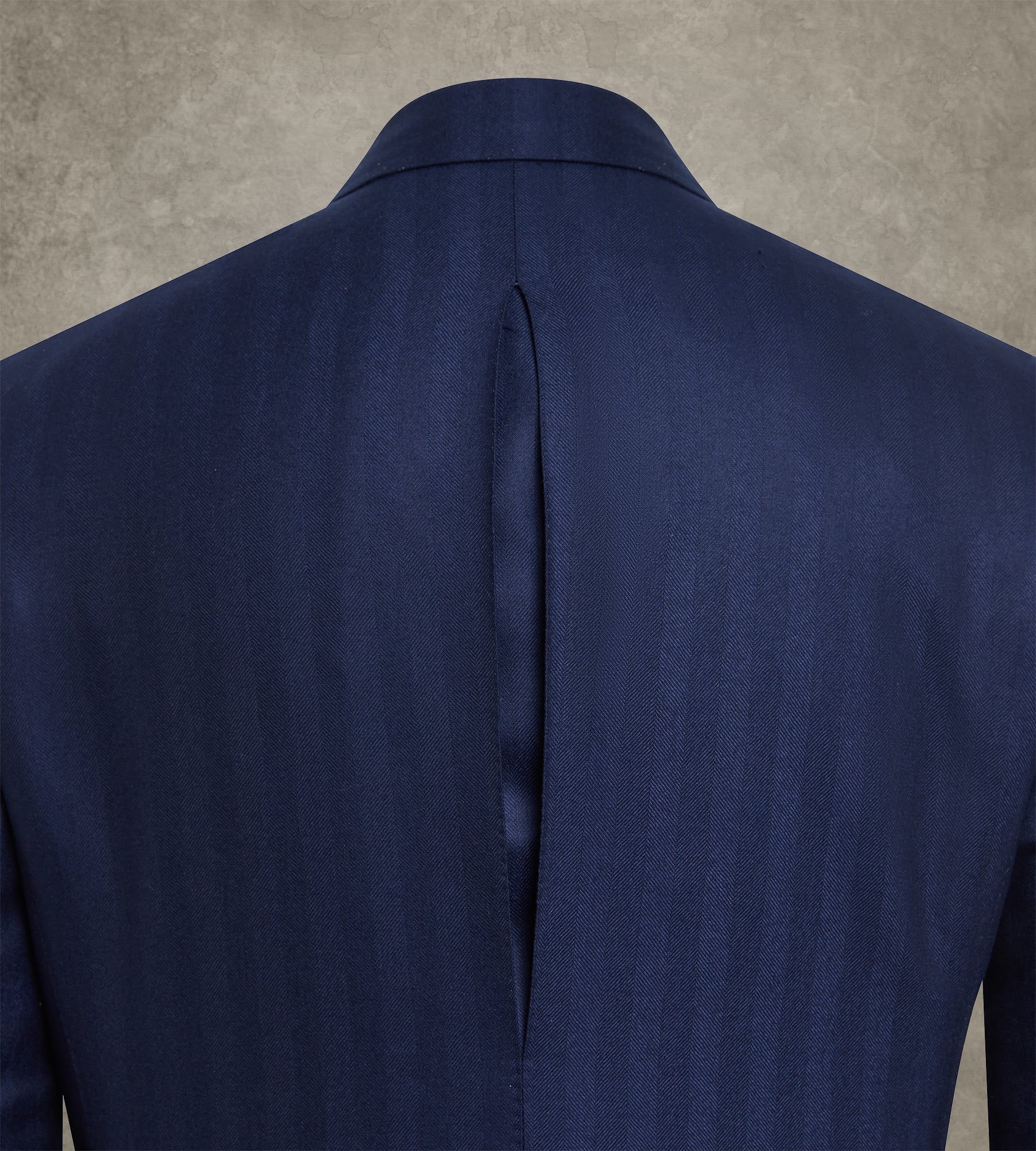 Veste Massimo bleu marine en laine et cachemire