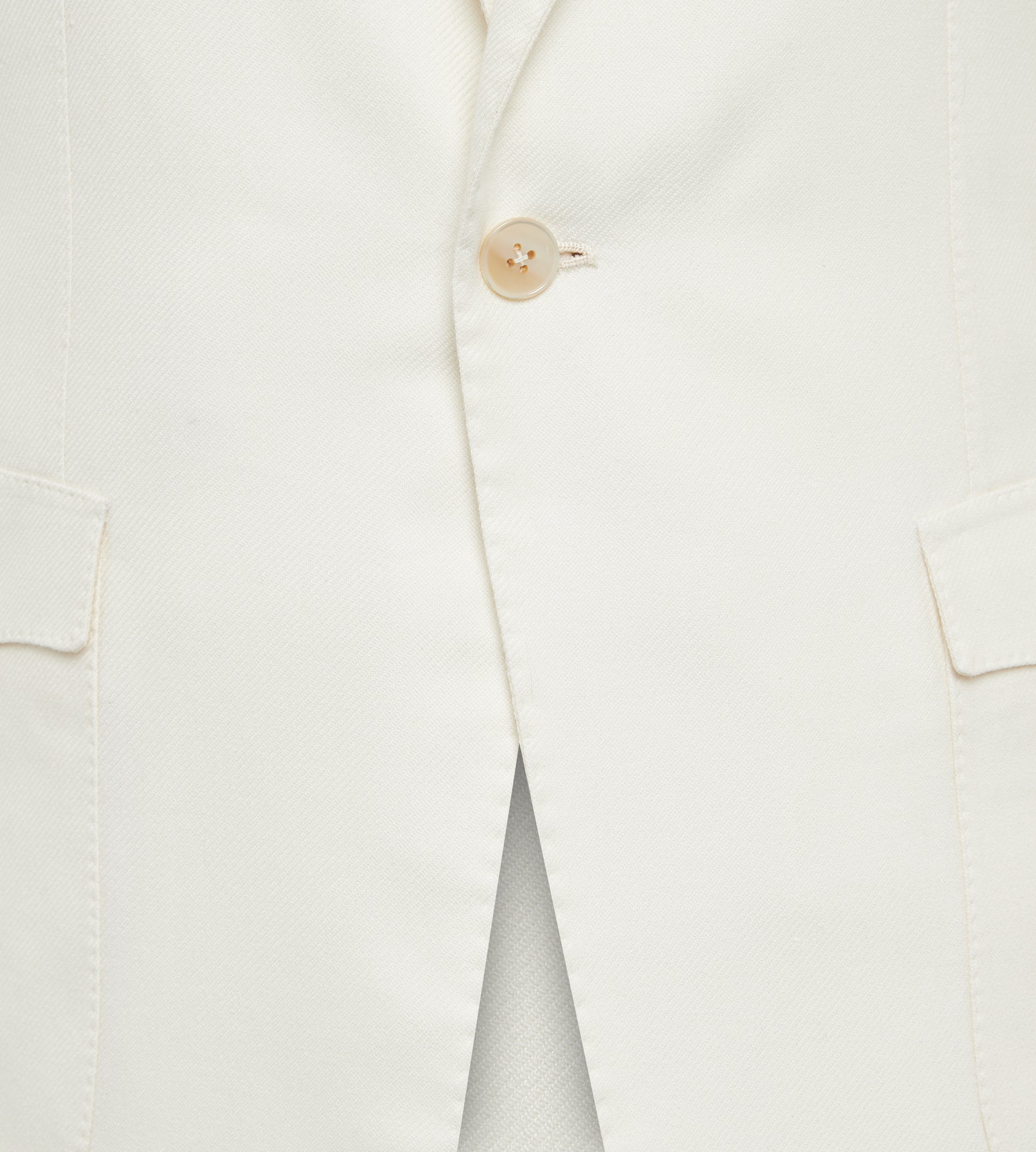 Veste Massimo blanc cassé en coton, cachemire & soie