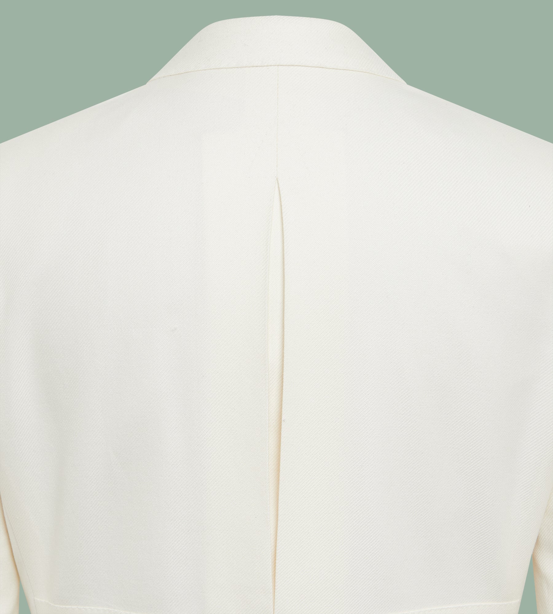 Veste Massimo blanc cassé en coton, cachemire & soie