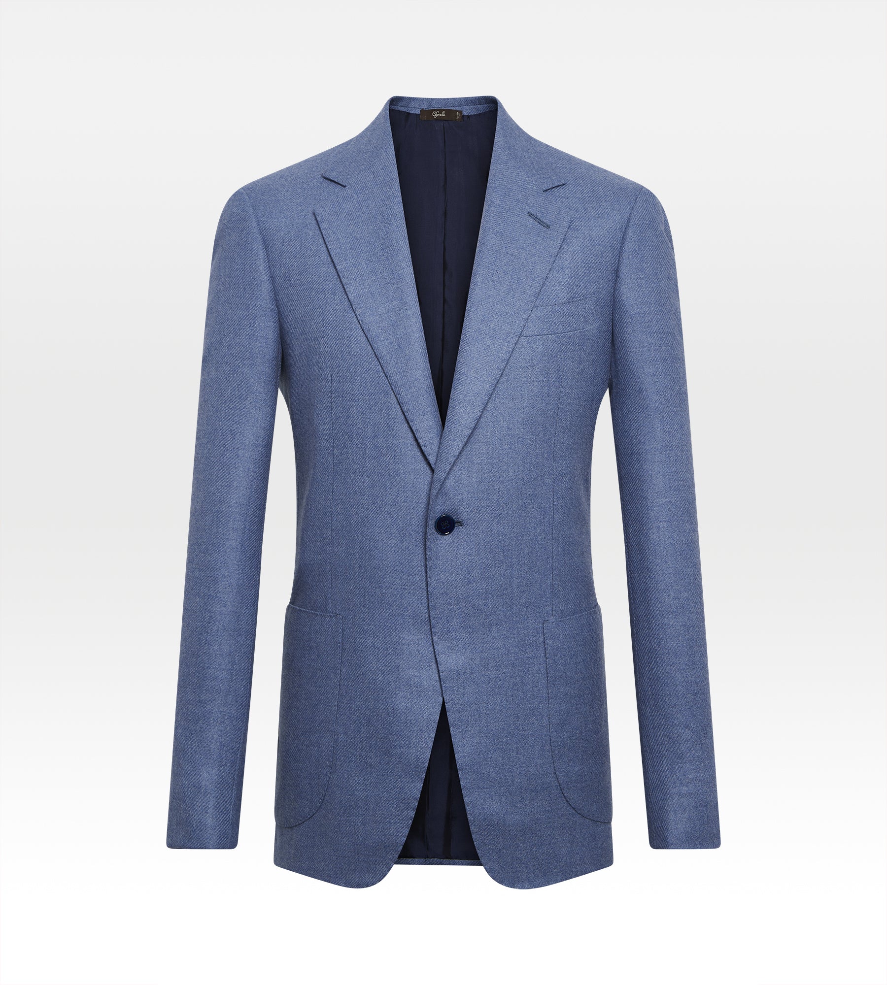 Veste en laine & cachemire bleu ciel