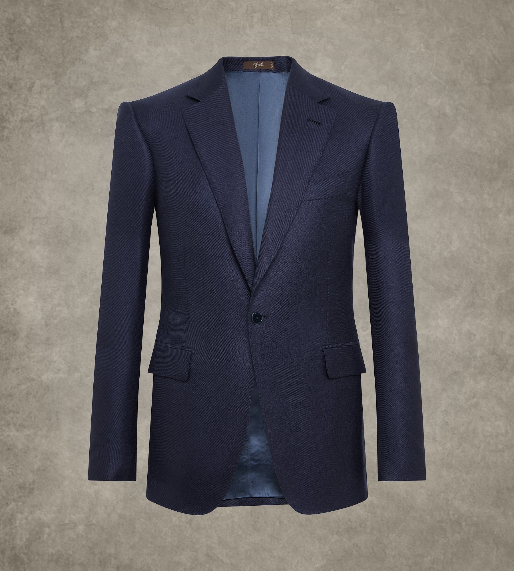 Veste bleu marine en cachemire & soie