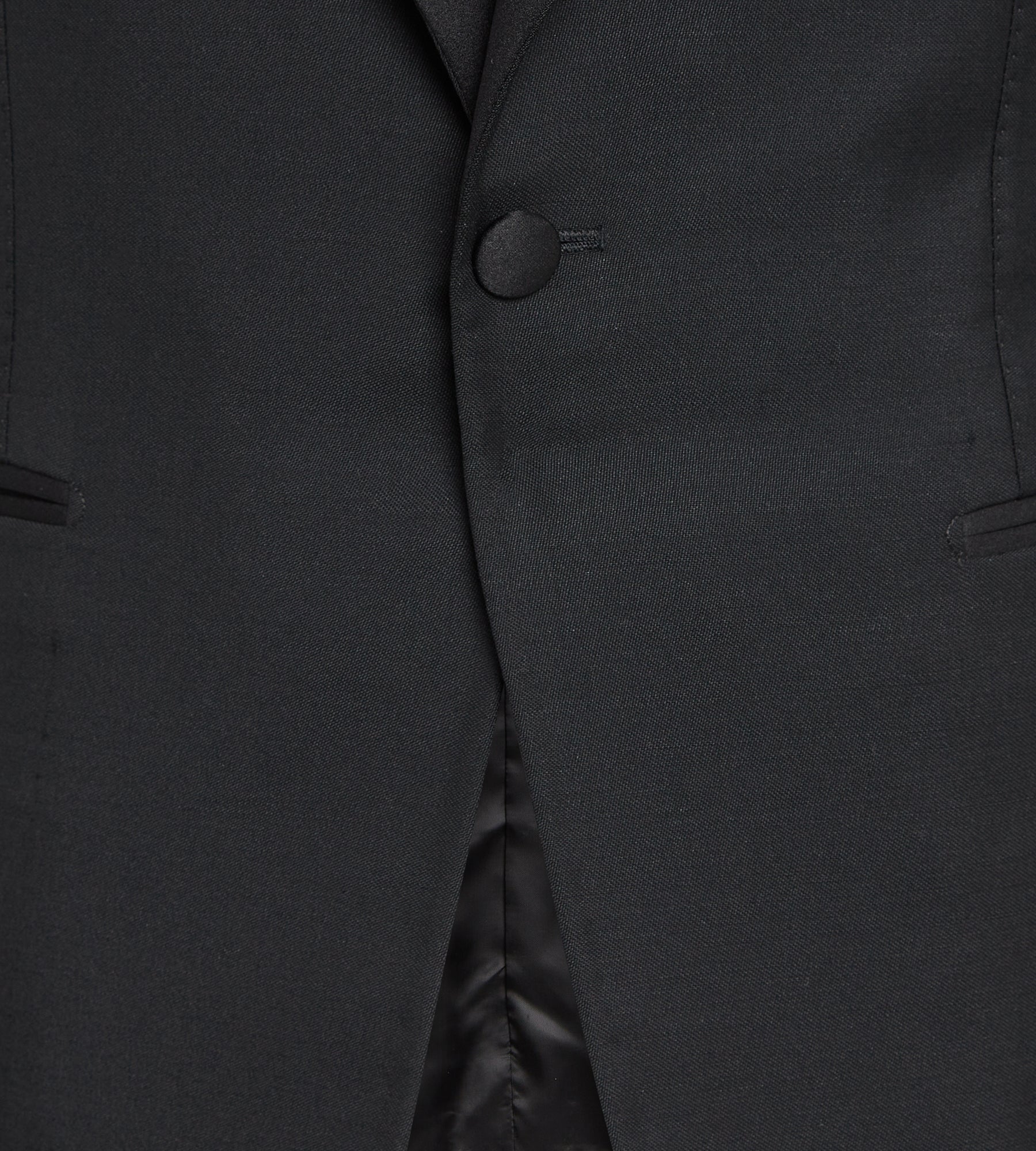 Smoking noir en laine & mohair