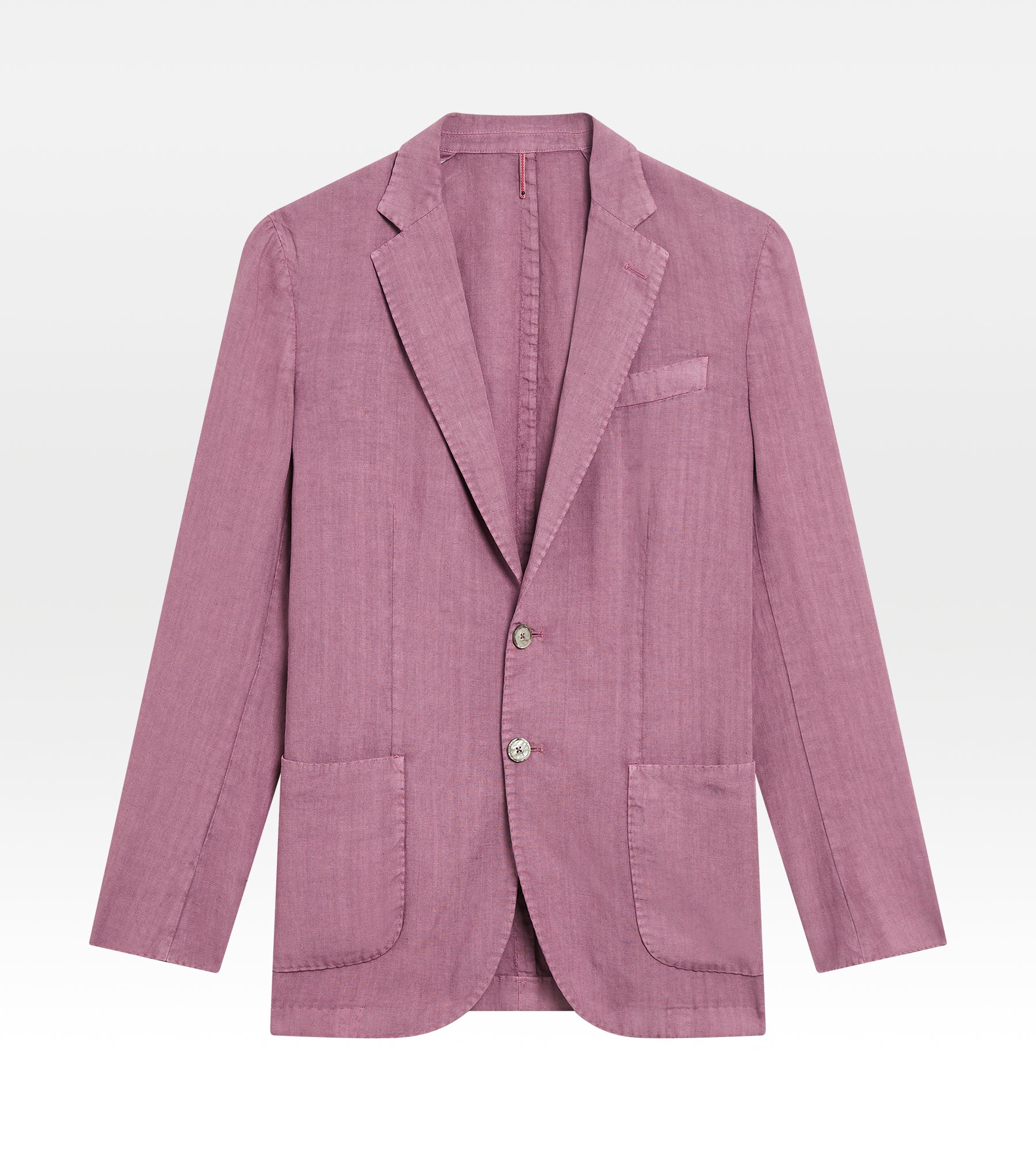 Veste déstructurée rose en lin