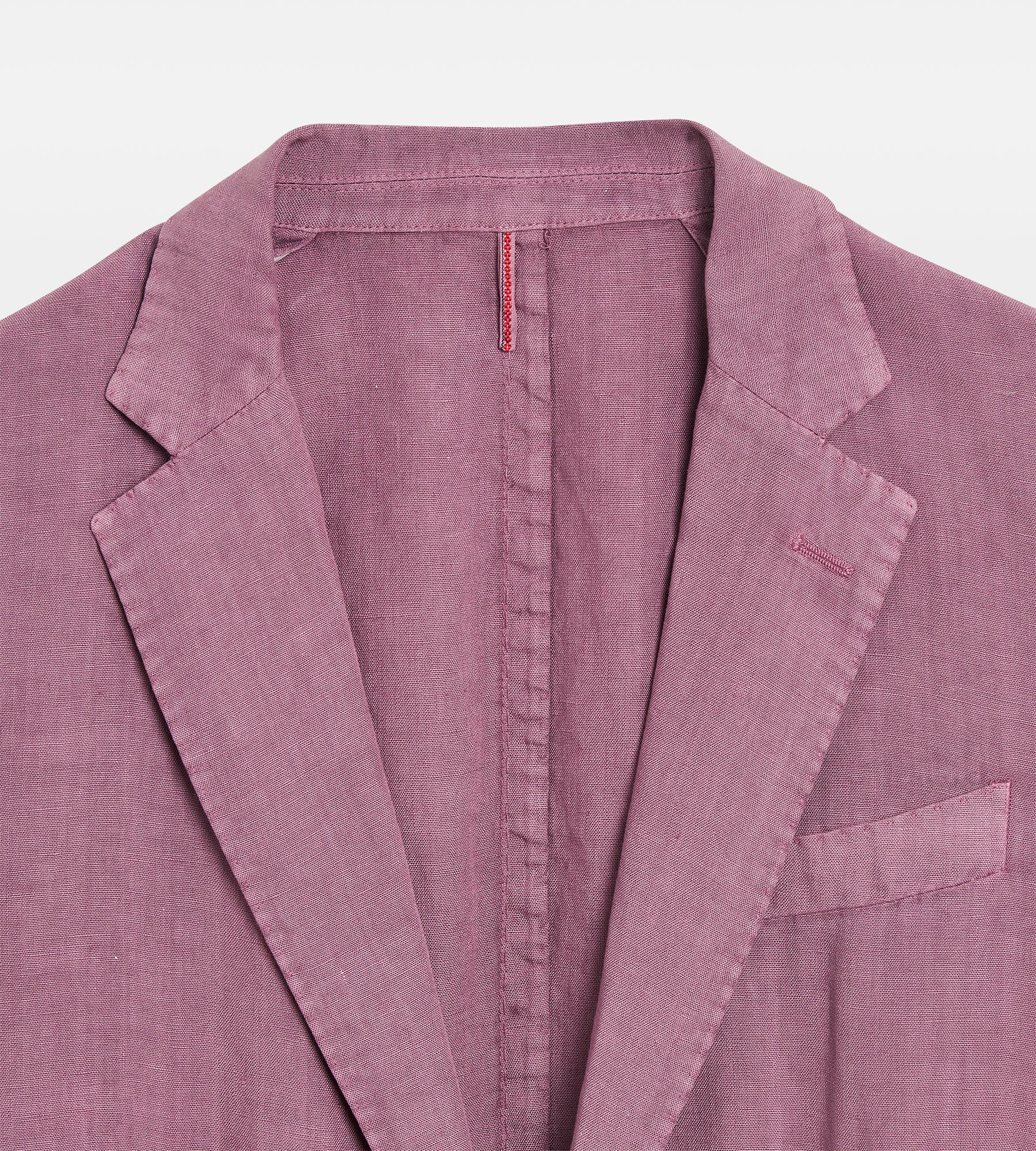 Veste déstructurée rose en lin