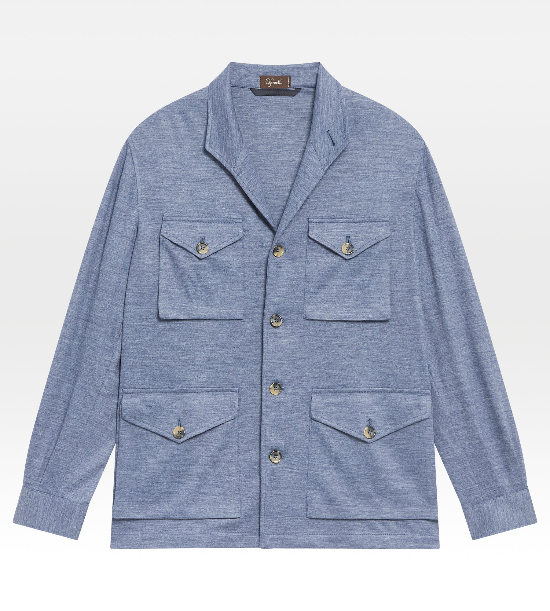 Teba safari en jersey bleu