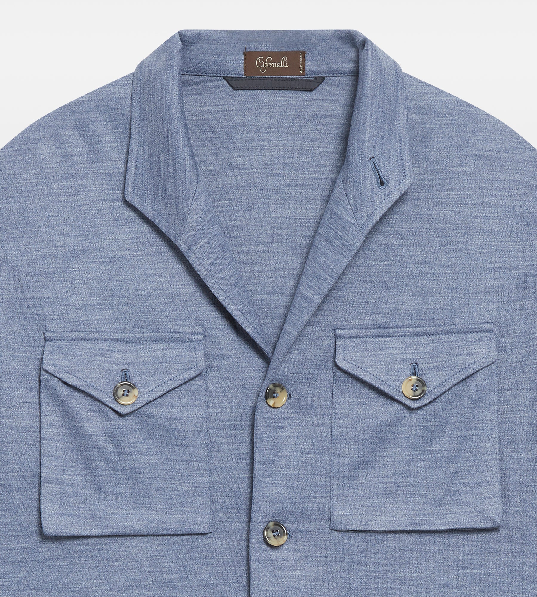 Teba safari en jersey bleu