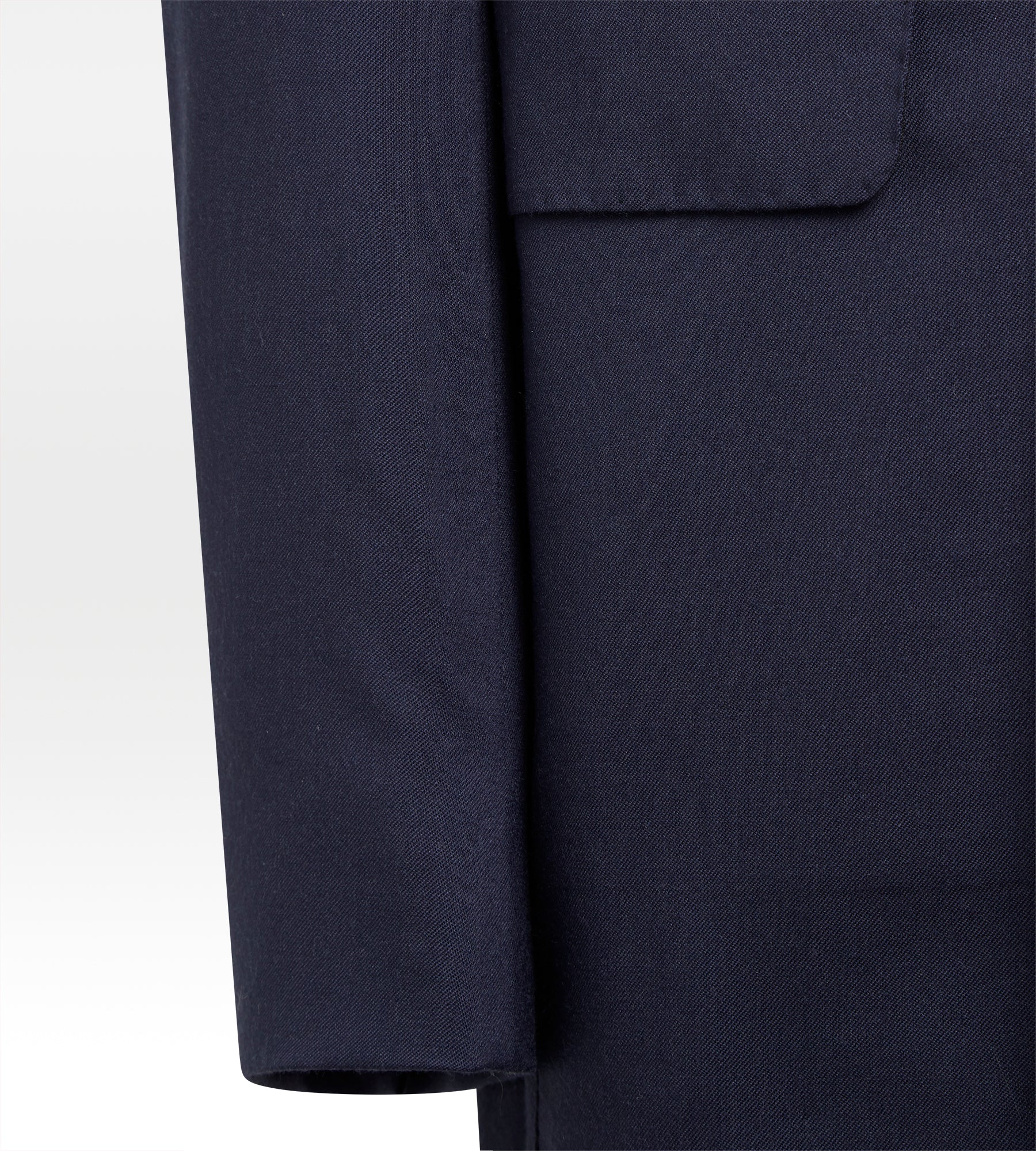 Costume croisé bas 6x1 bleu en laine