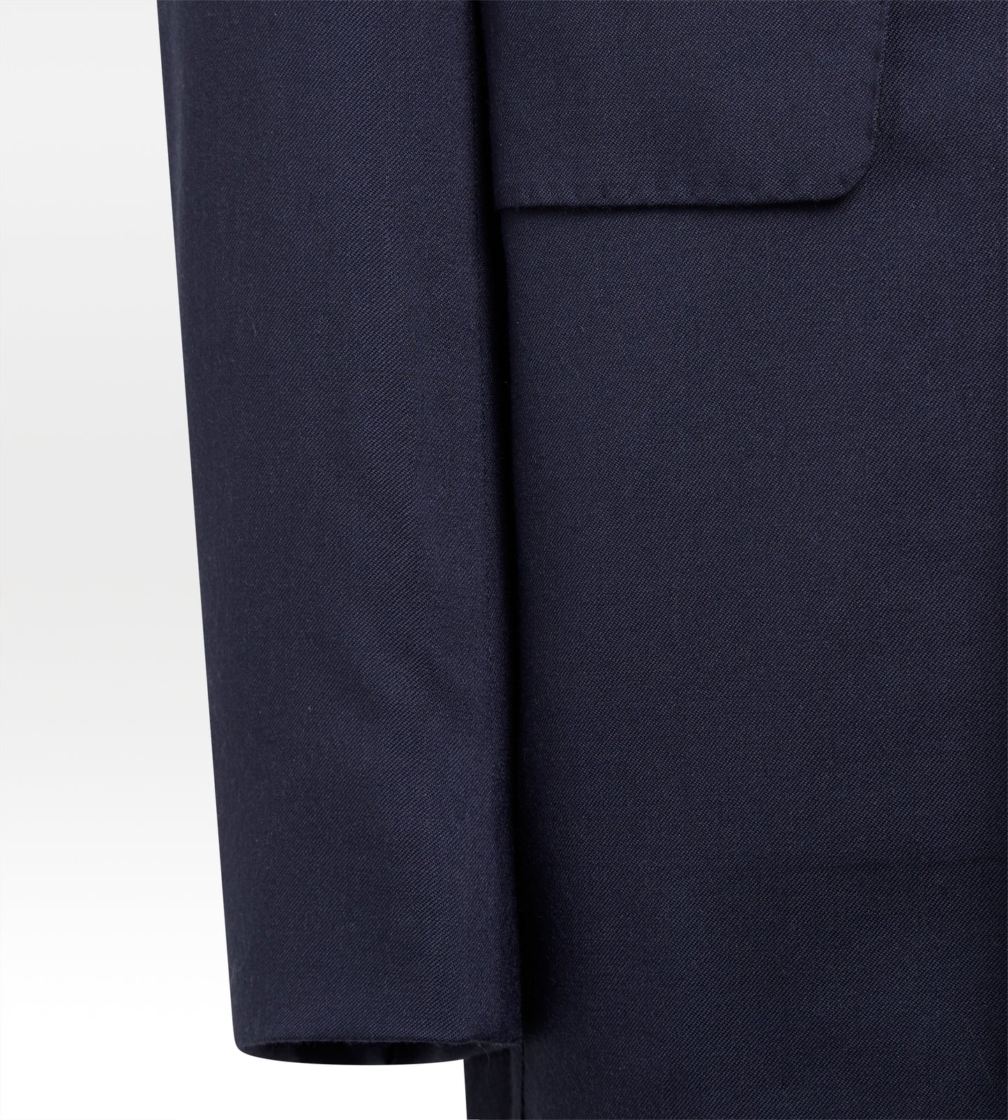 Costume croisé bas 6x1 Cifonelli en laine bleu