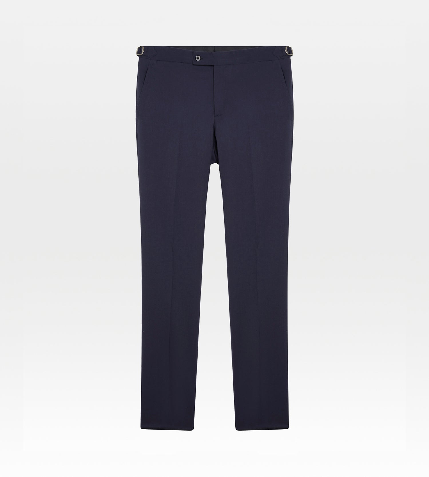Costume croisé bas 6x1 bleu en laine