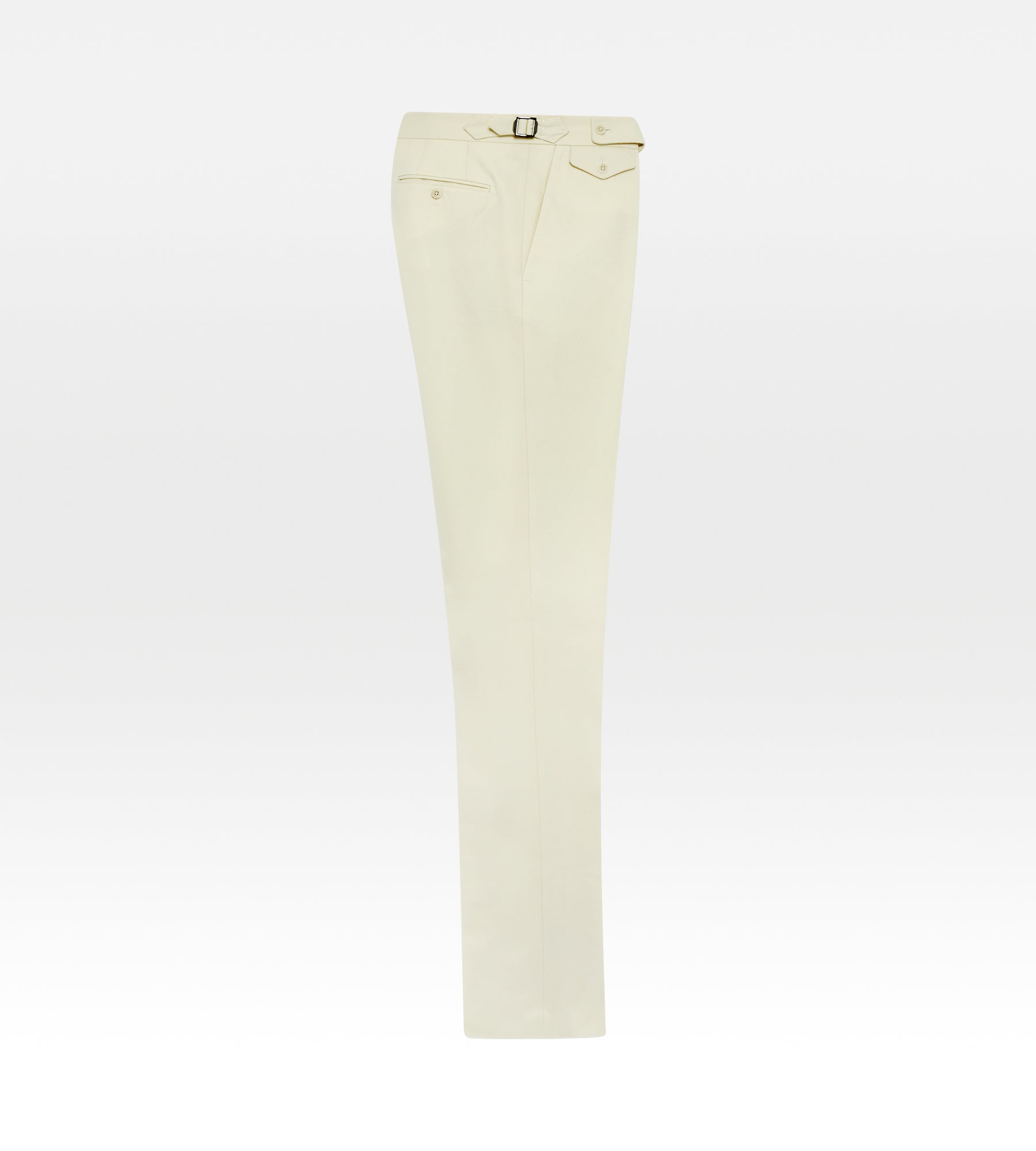 Pantalon en laine crème