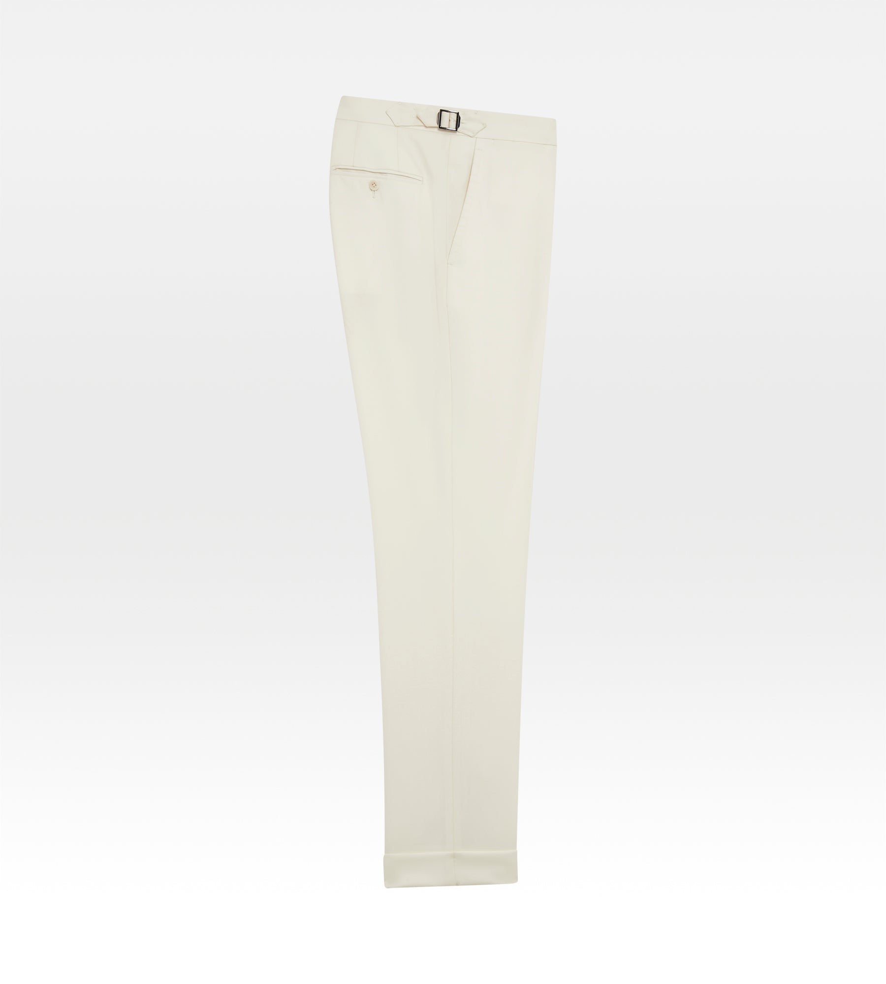 Pantalon crème en laine