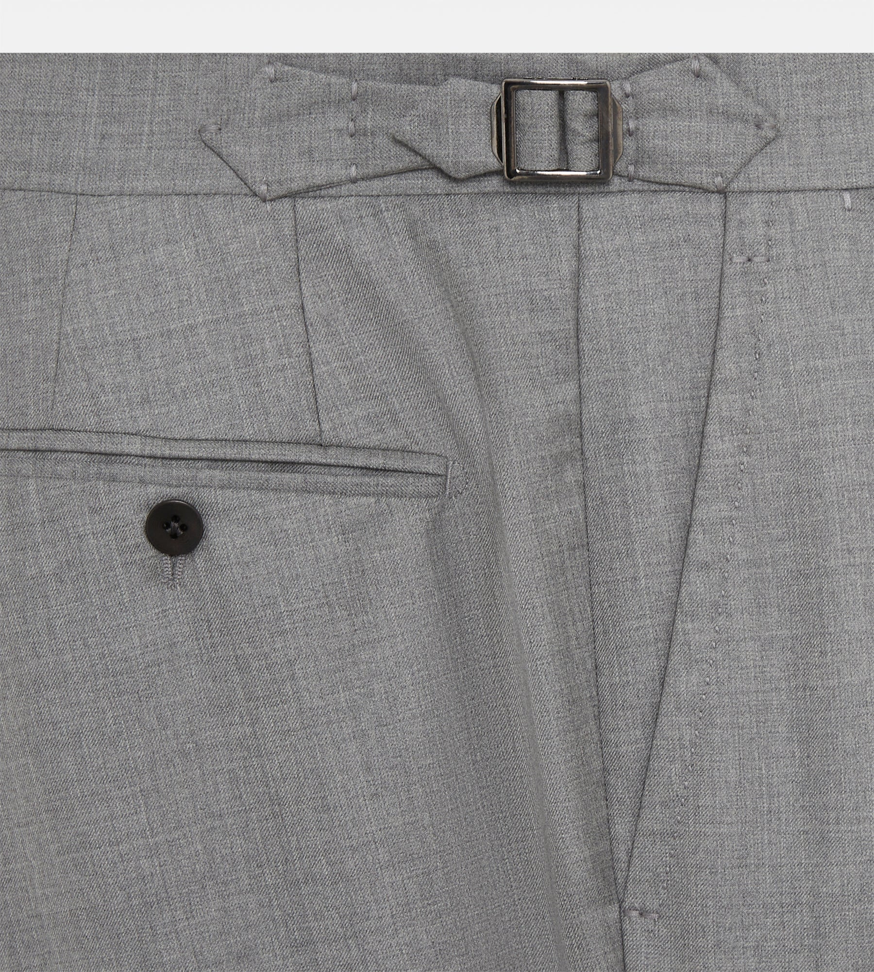 Pantalon gris en laine