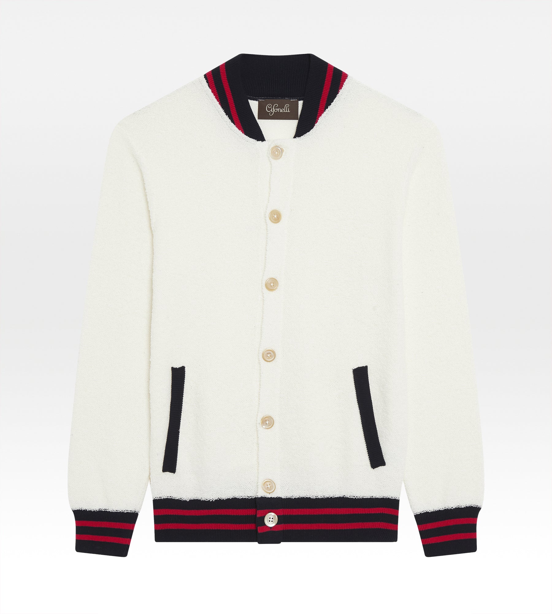 Cardigan en coton blanc