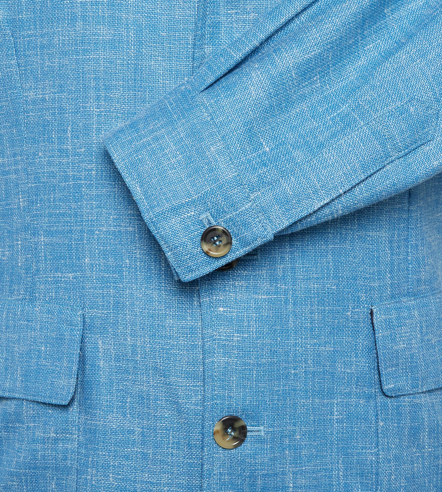 Teba classique en cachemire & soie turquoise