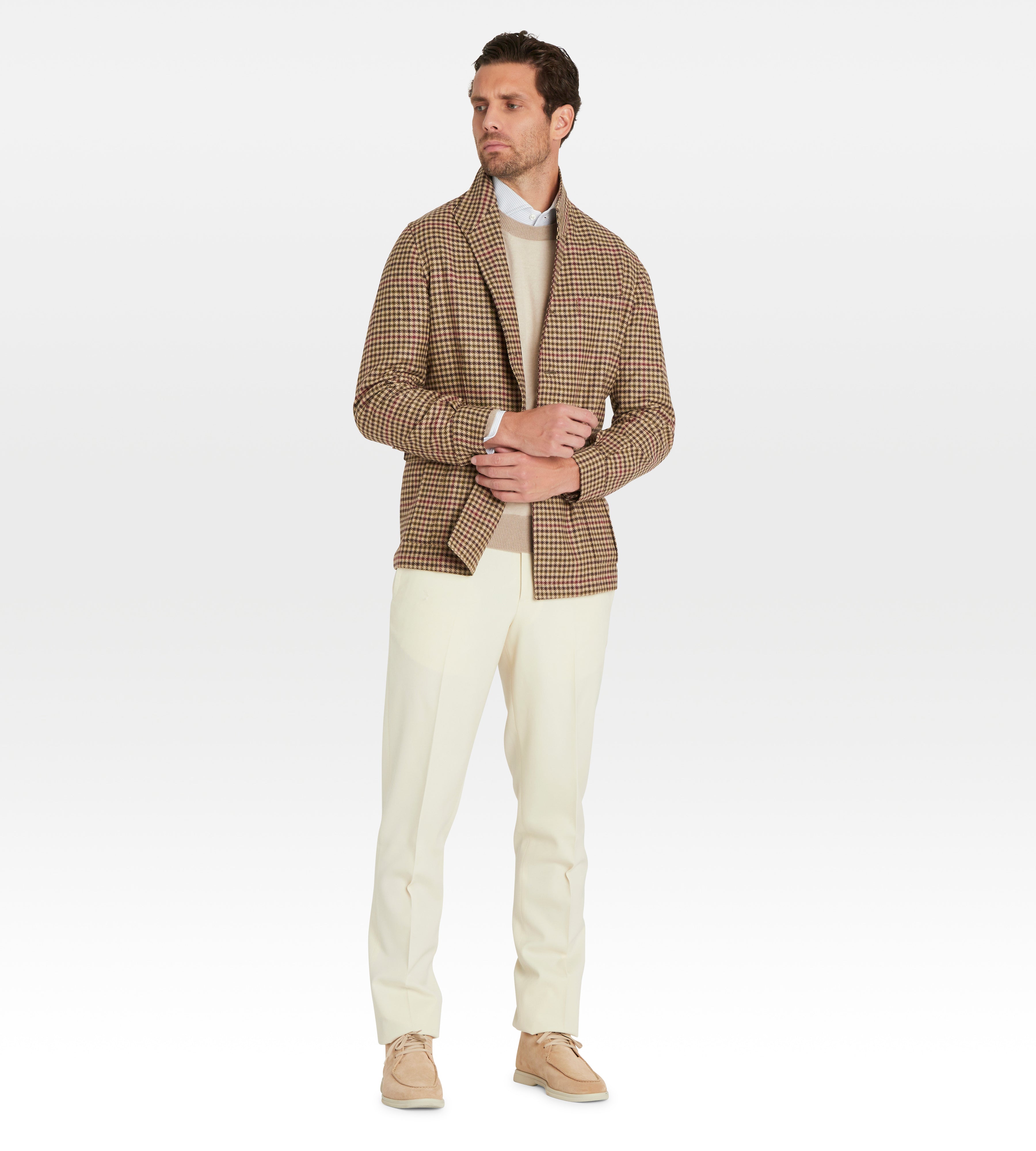 Teba classique à carreaux en laine & cachemire