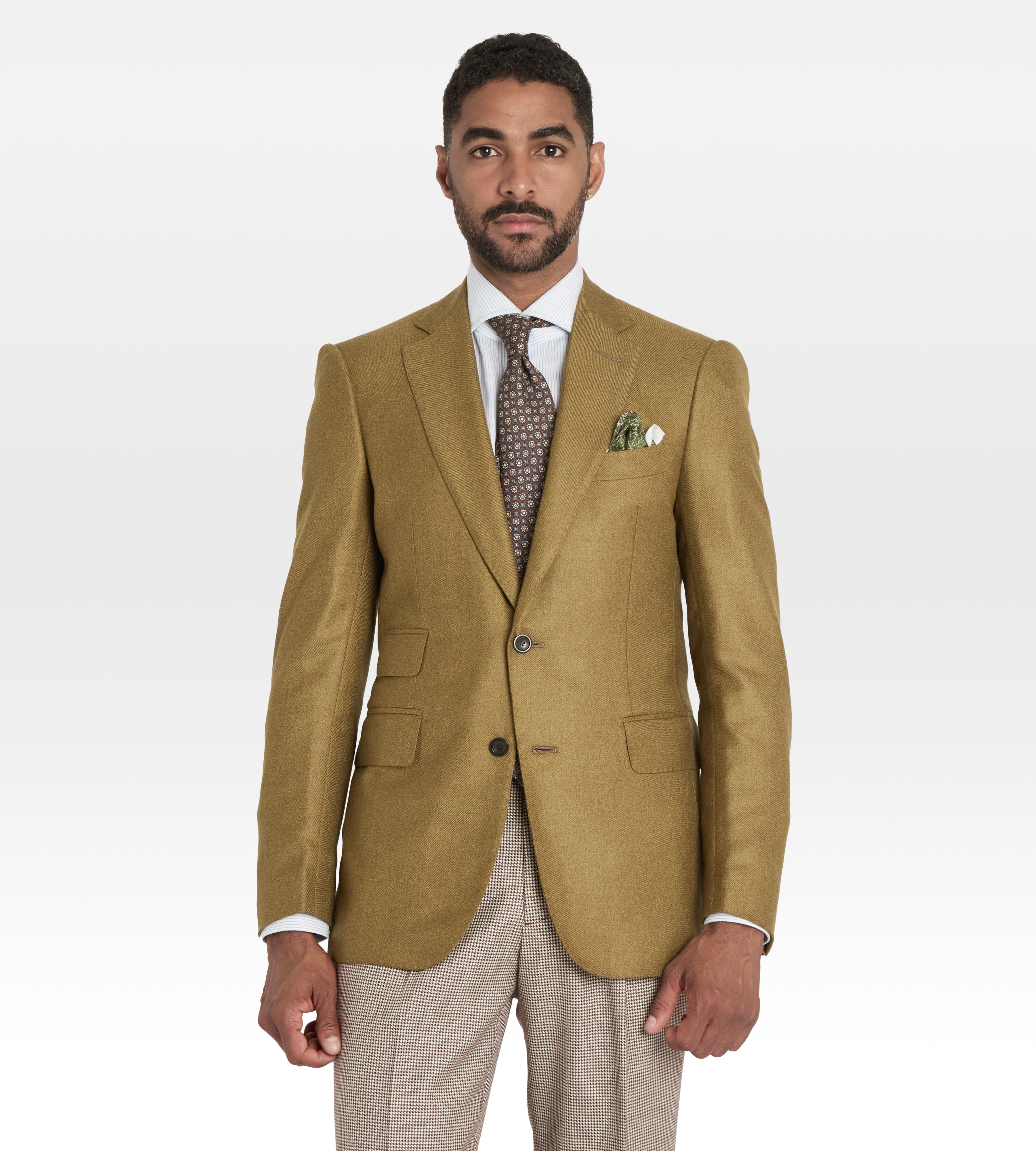 Veste verte en cachemire