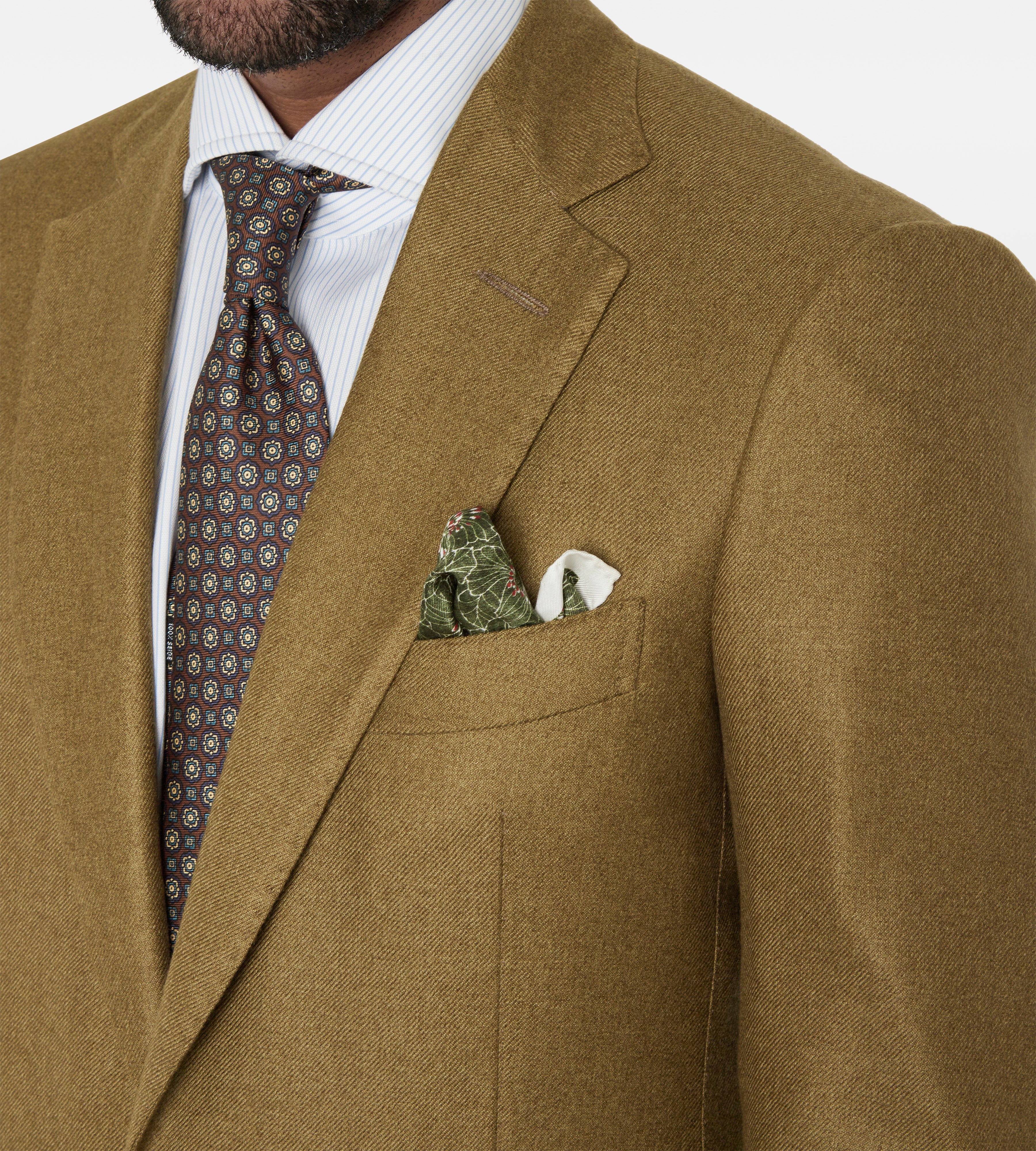Veste verte en cachemire