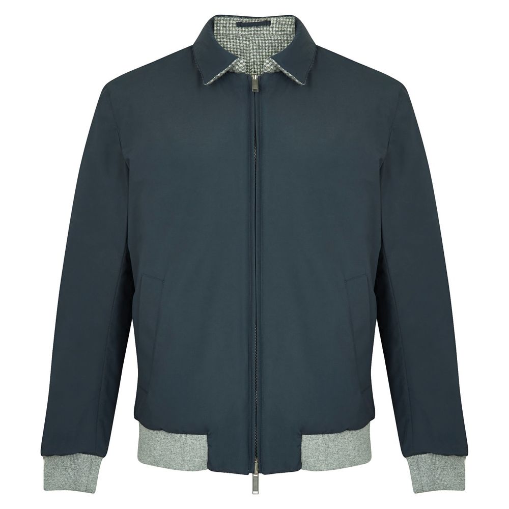 Bombers réversible en laine d&