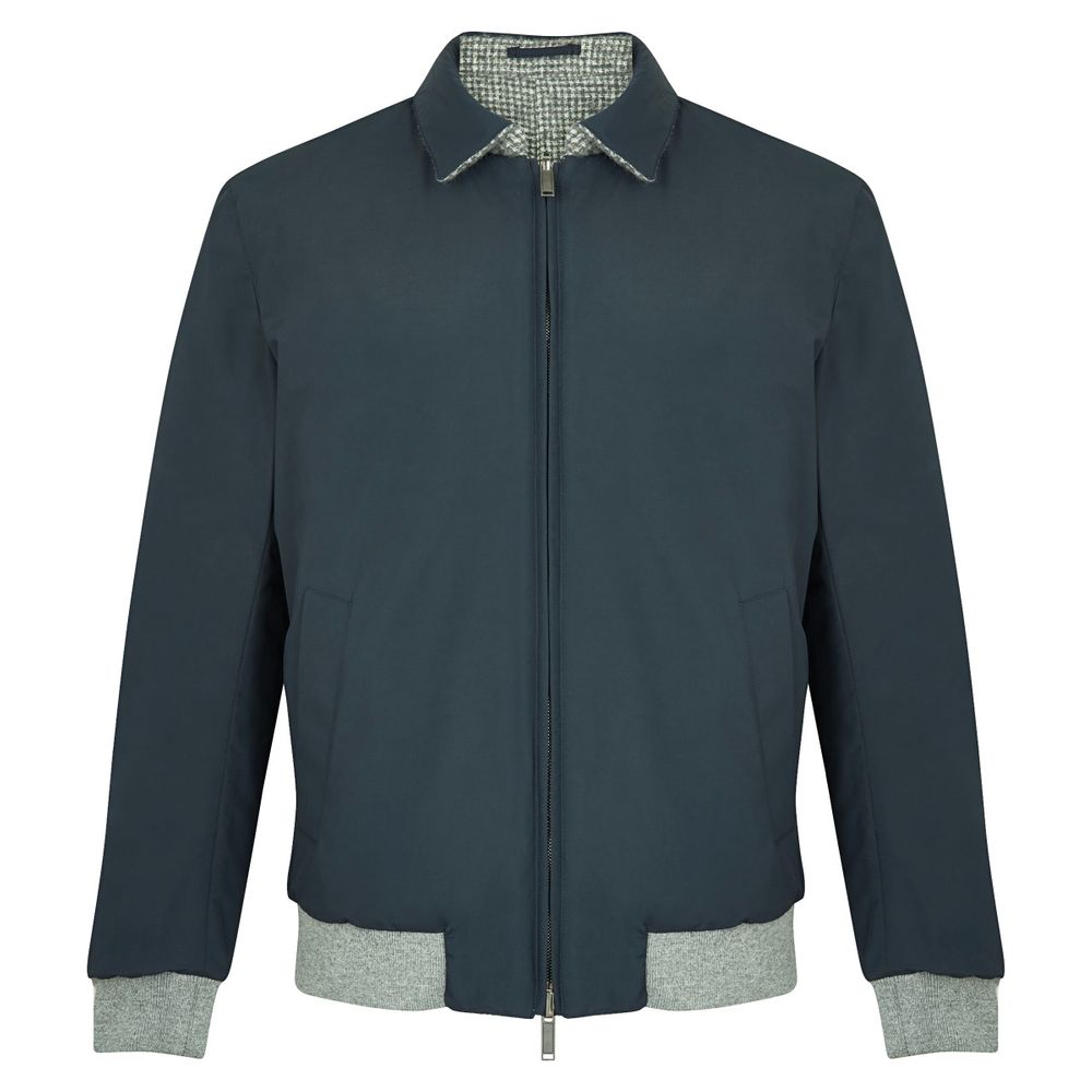 Bombers réversible en laine d&