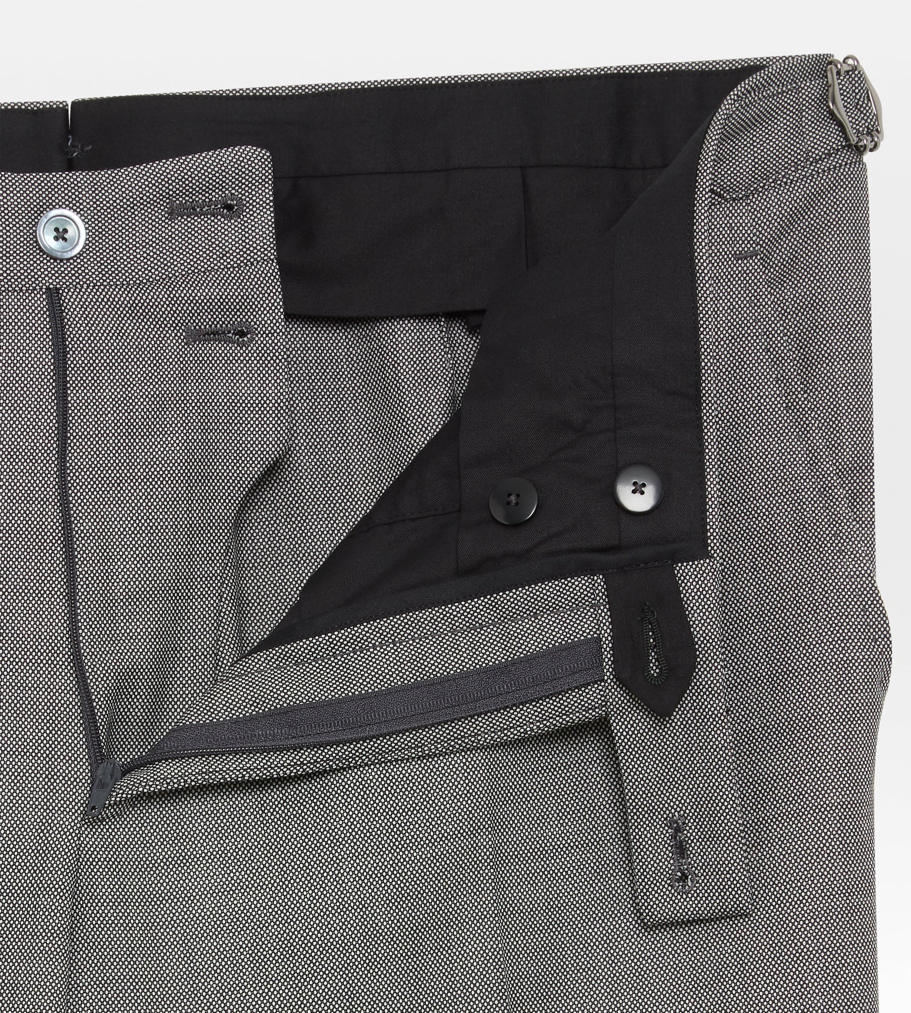 Costume pin head gris en laine