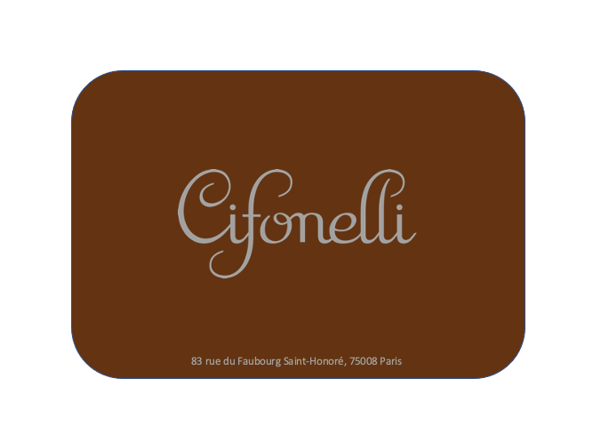 Carte-cadeau Cifonelli