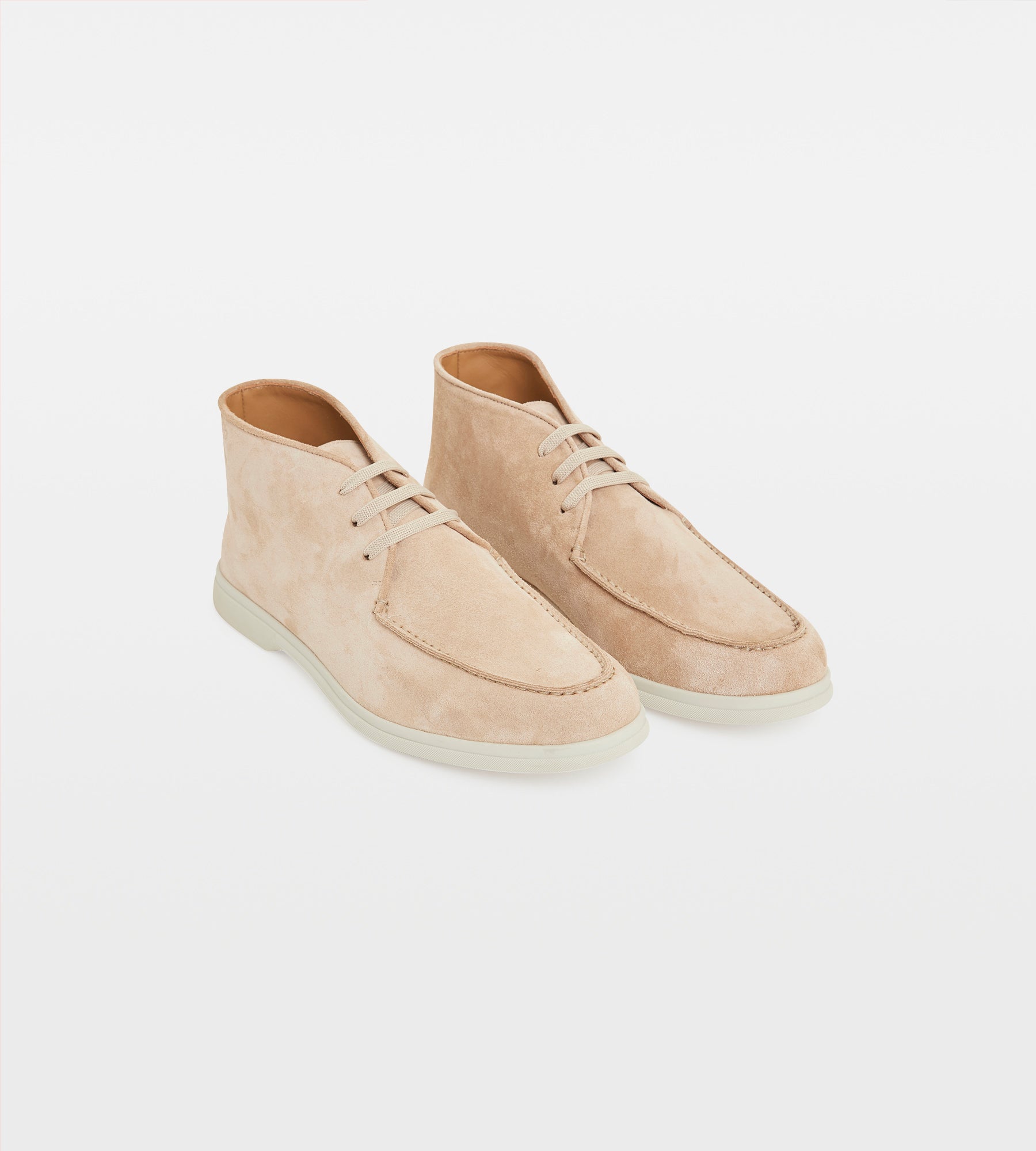 Chaussures en suède beige