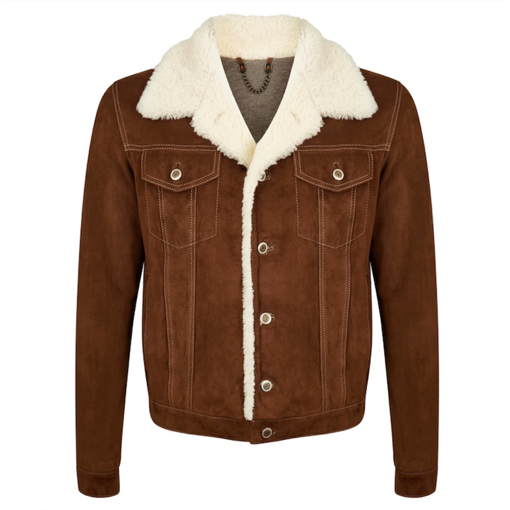 Veste camionneur en daim