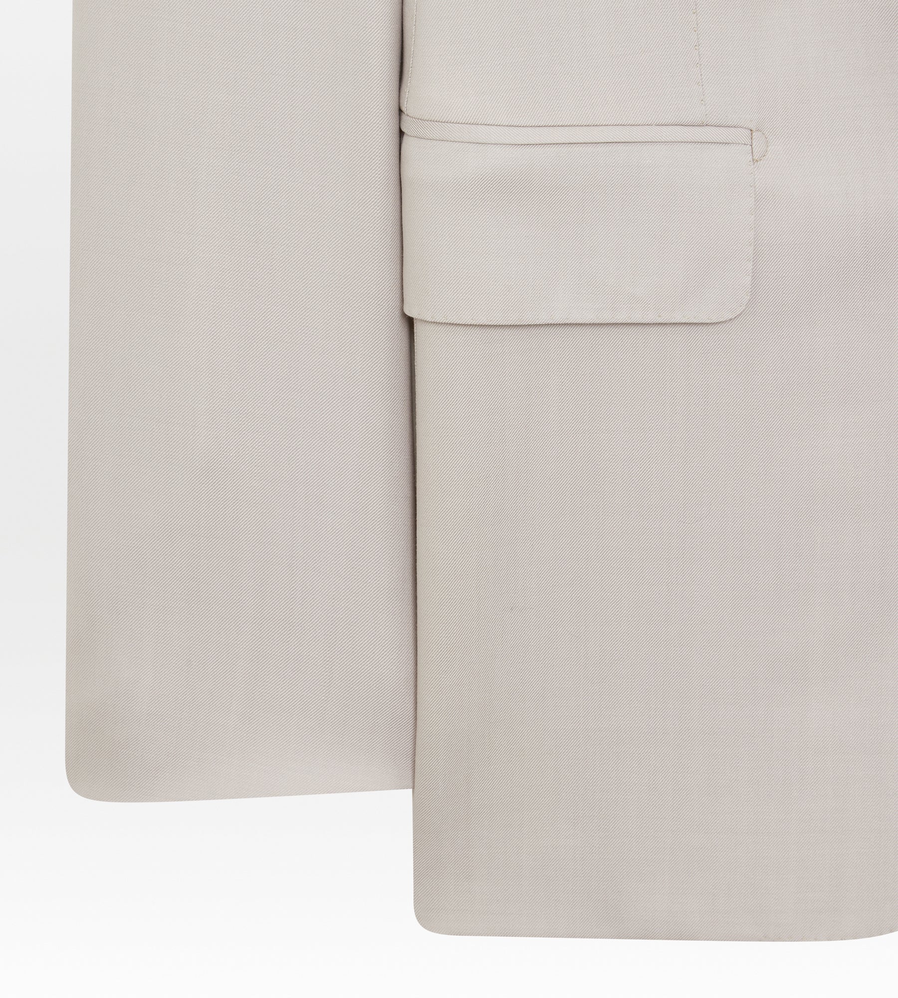 Costume beige en laine