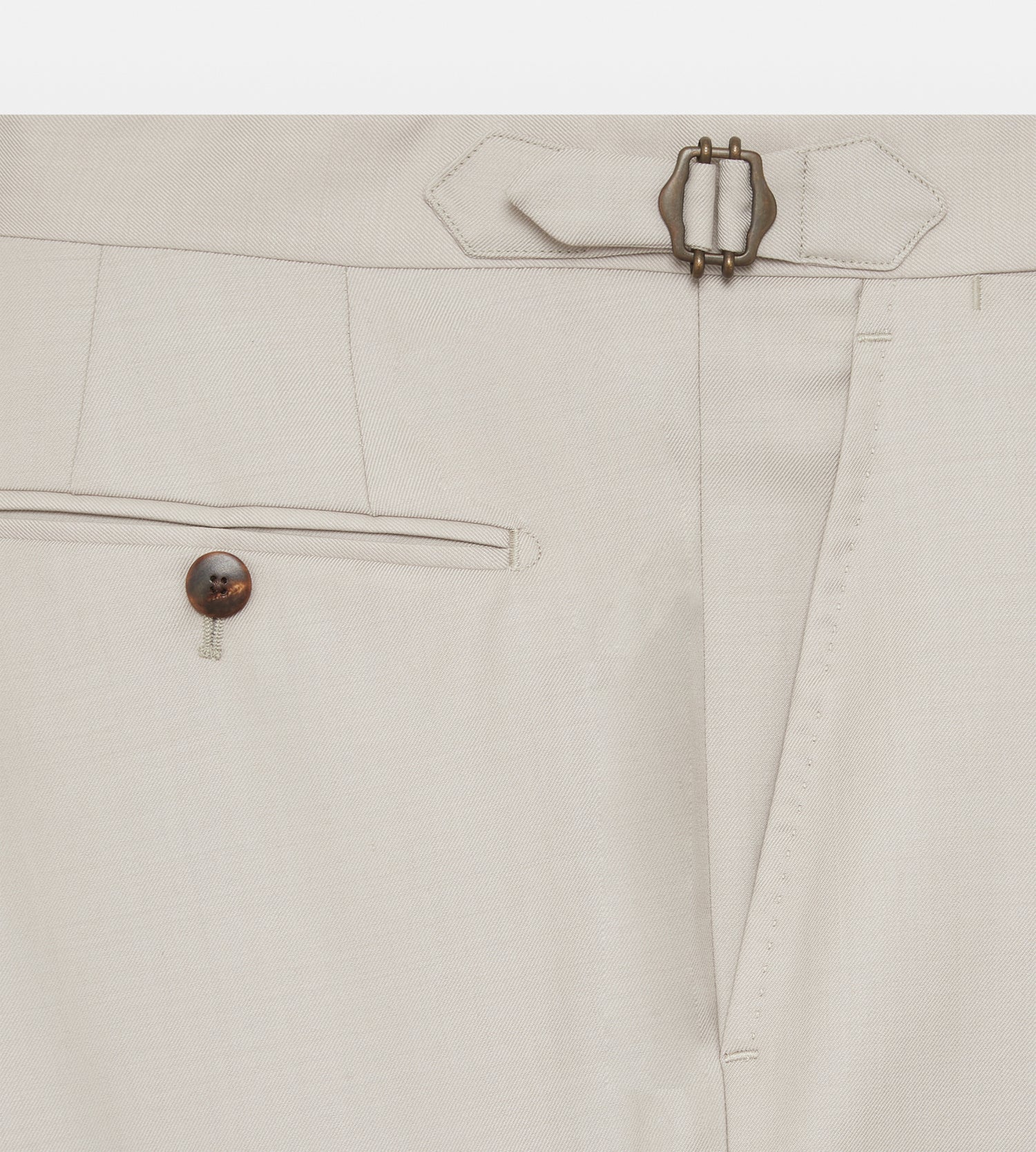 Costume beige en laine