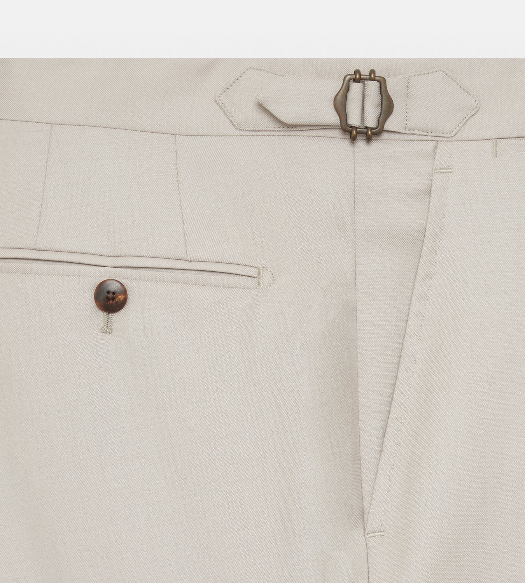 Costume beige en laine