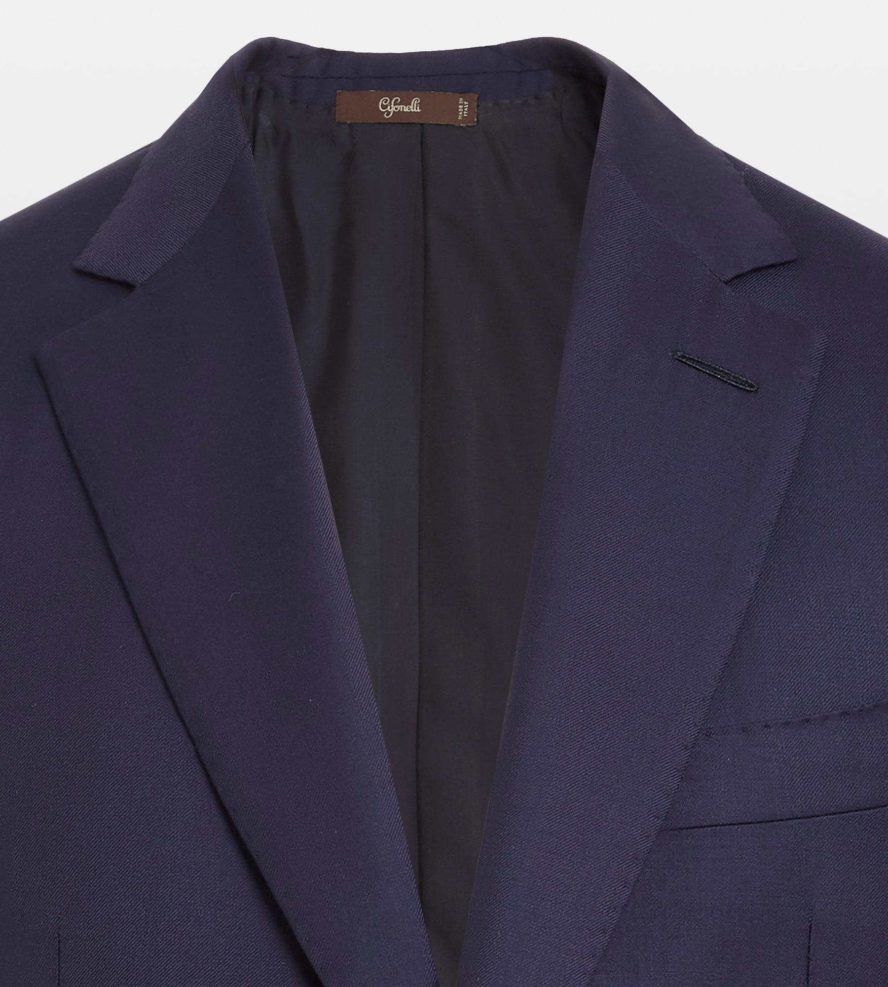 Costume bleu marine en laine