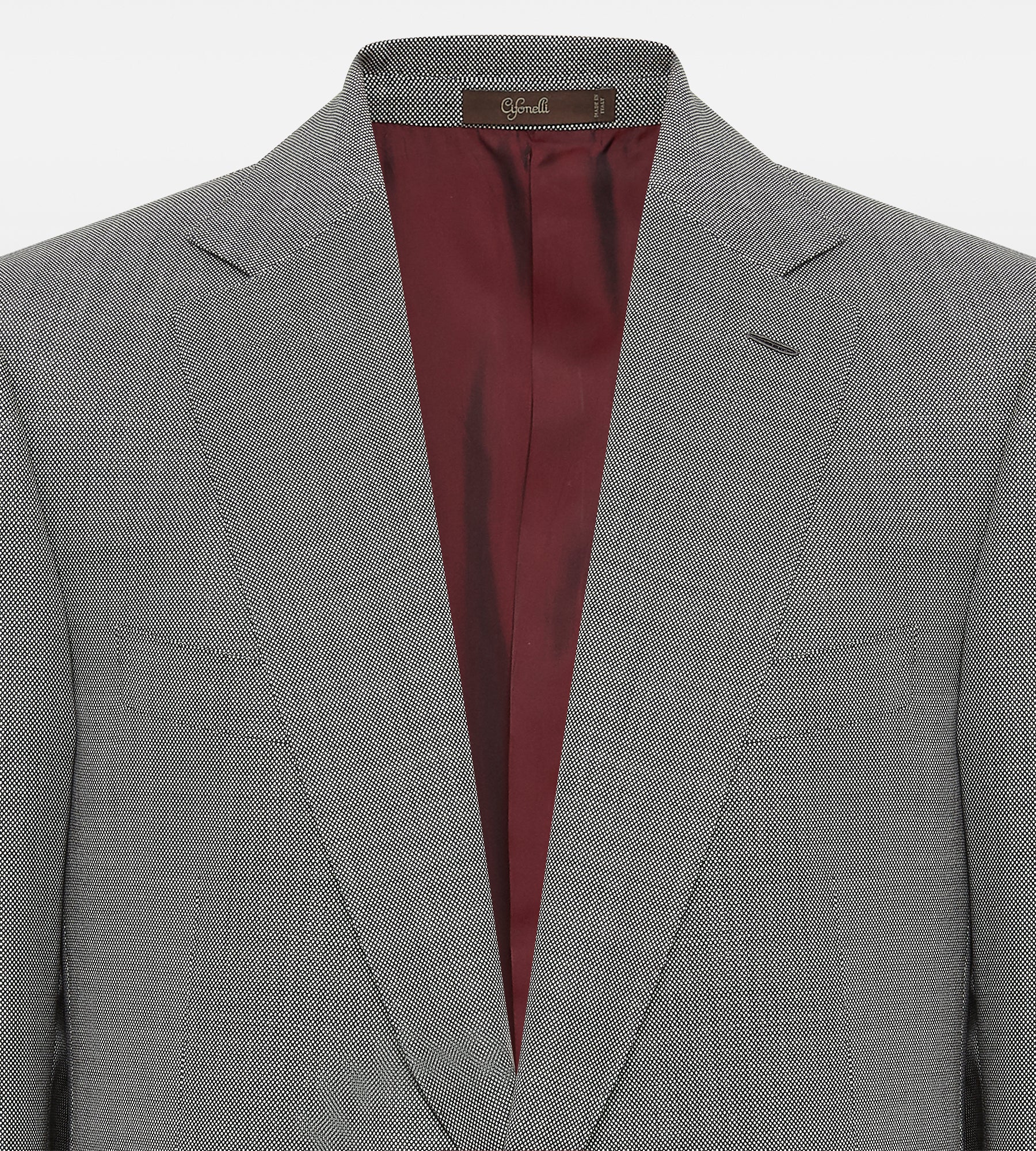 Costume pin head gris en laine