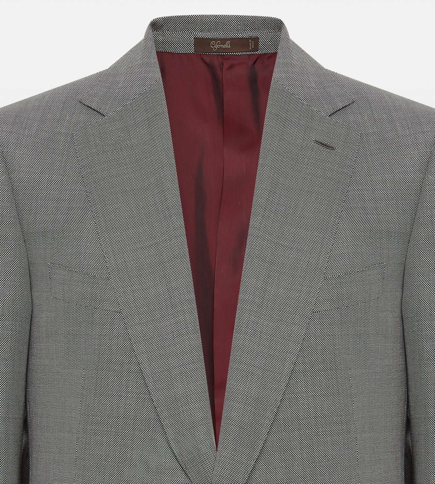 Costume en laine gris pin head