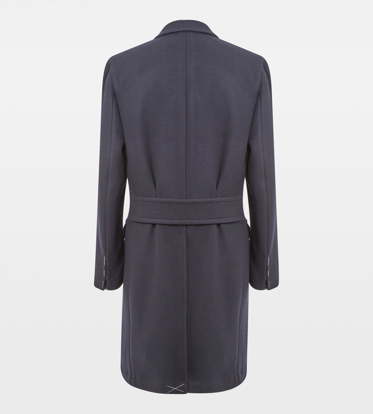 Manteaux croisé en laine bleu marine