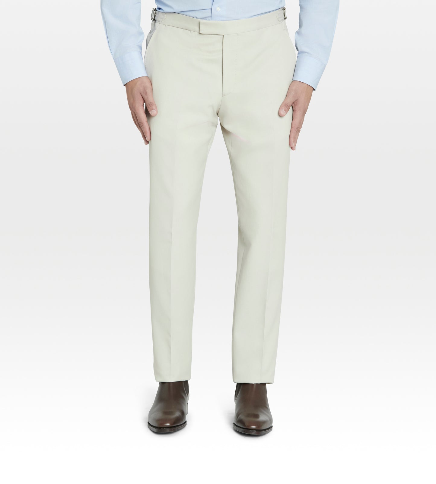 Pantalon cavalry tweel beige
