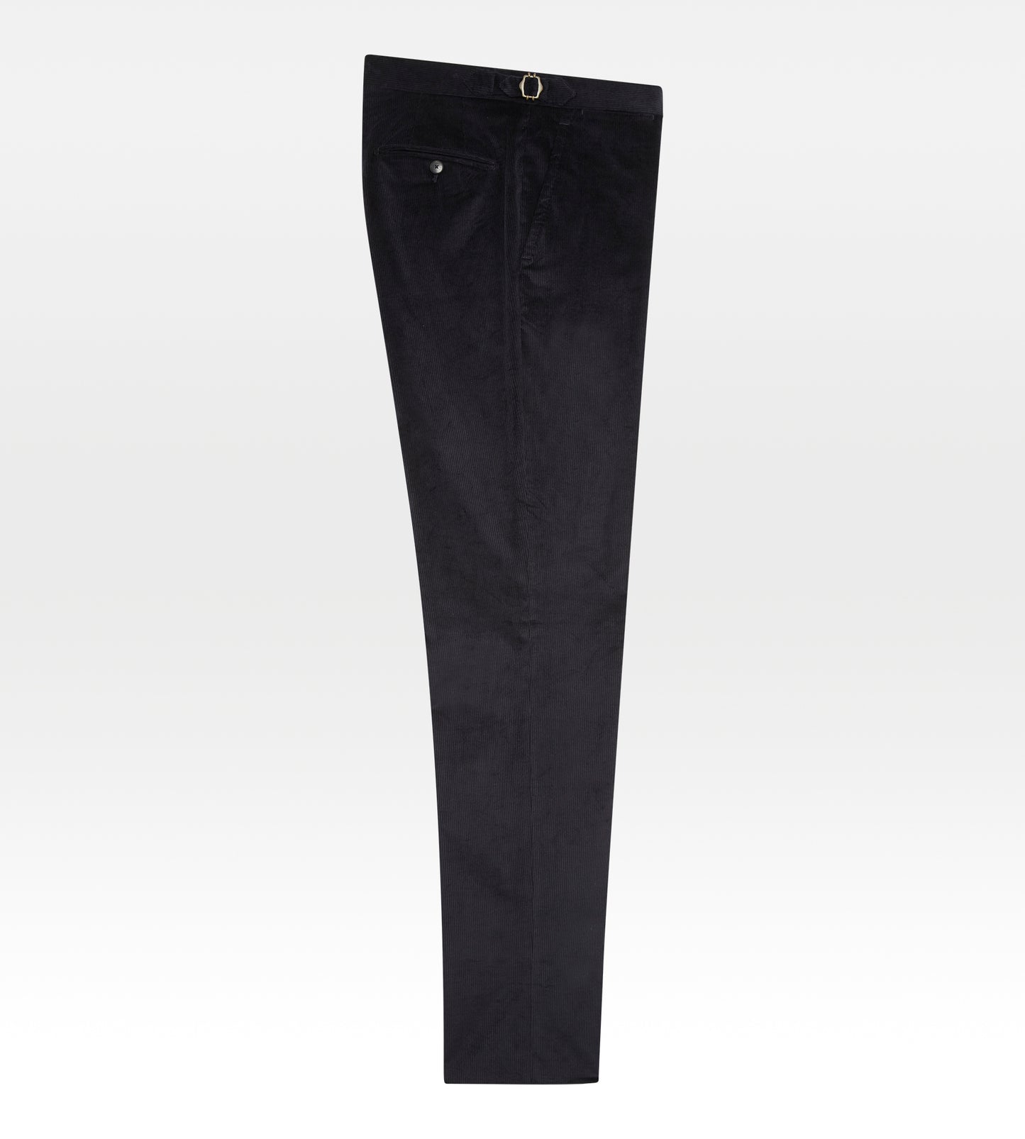 Pantalon en velours côtelé bleu marine