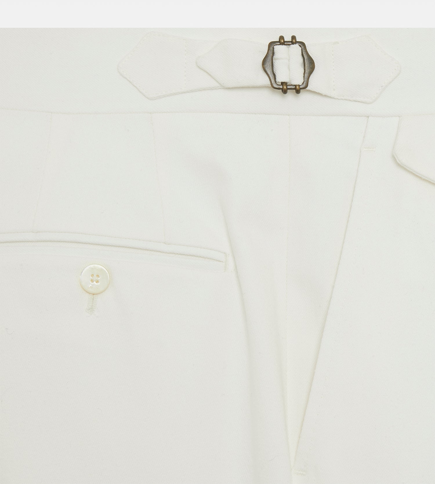 Pantalon en coton blanc