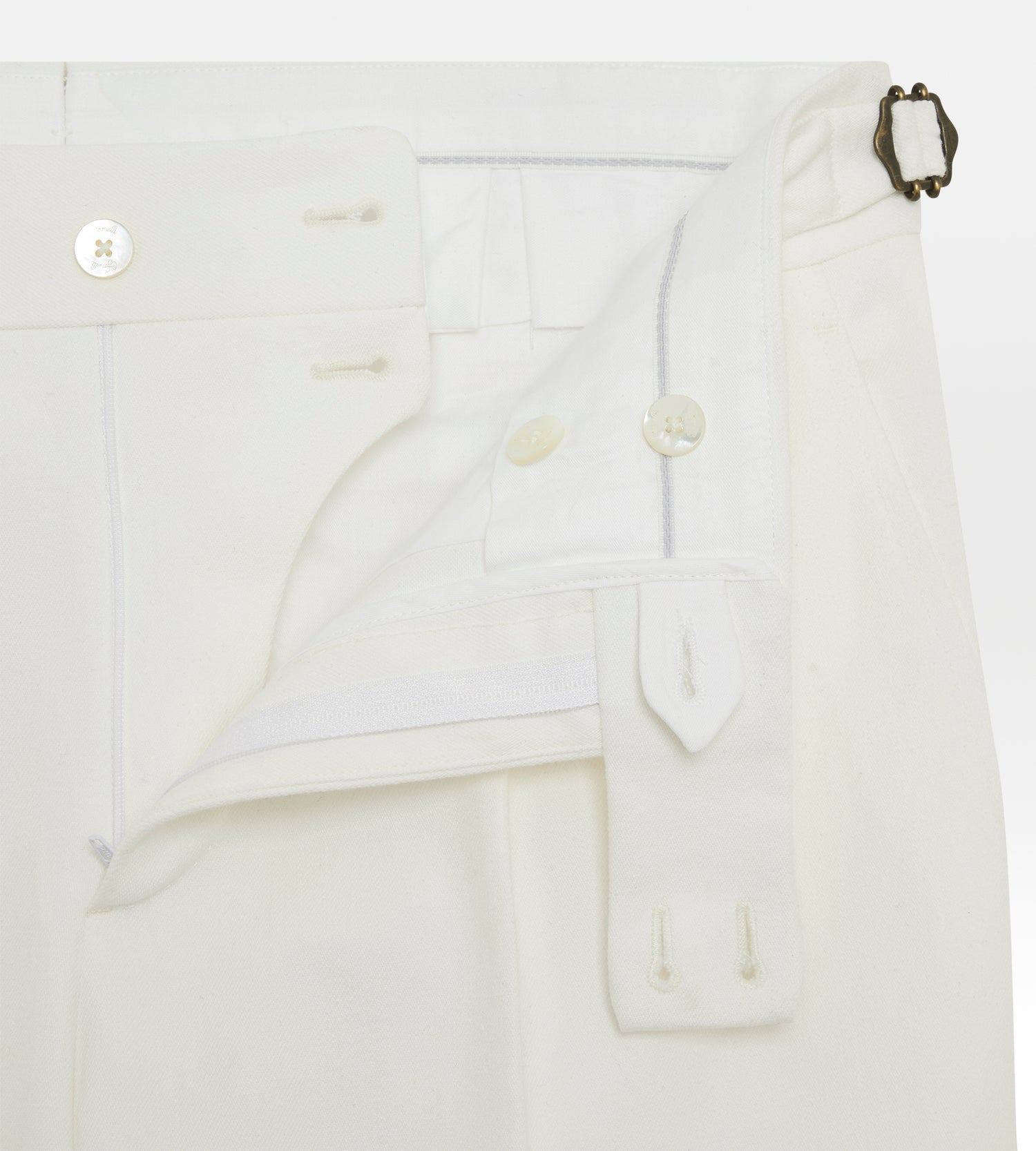 Pantalon en coton blanc