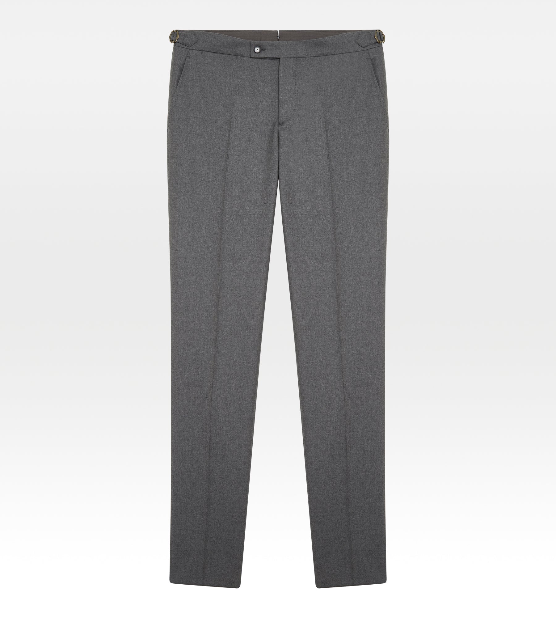 Pantalon en laine gris foncé