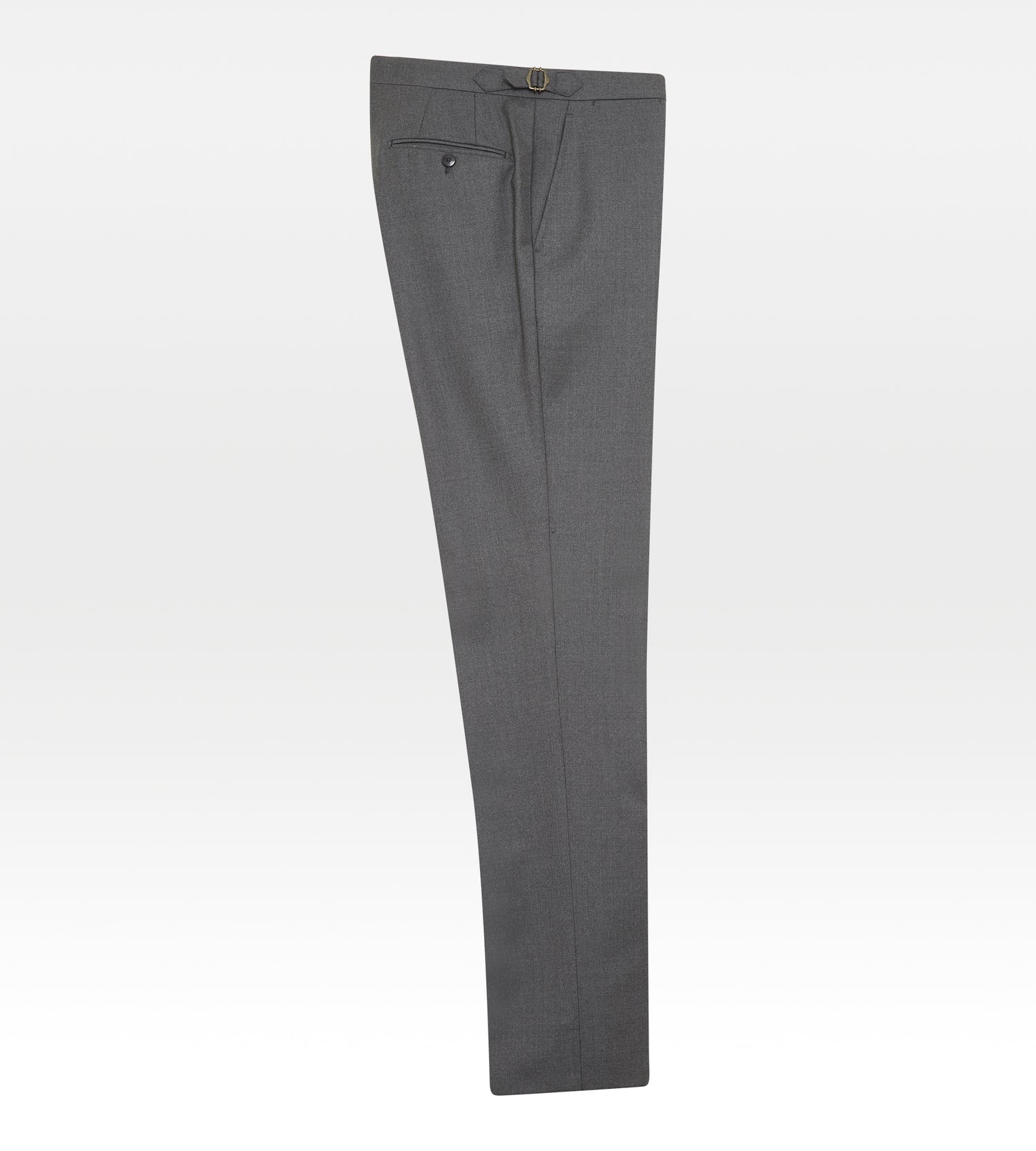 Pantalon en laine gris foncé