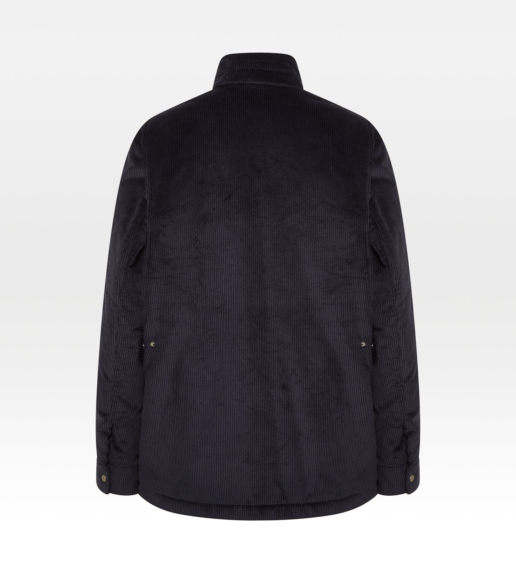 Veste en velours côtelé bleu marine