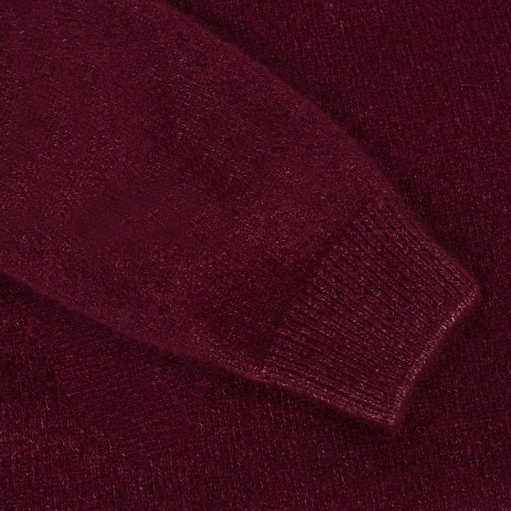 Pull en cachemire & soie cerise