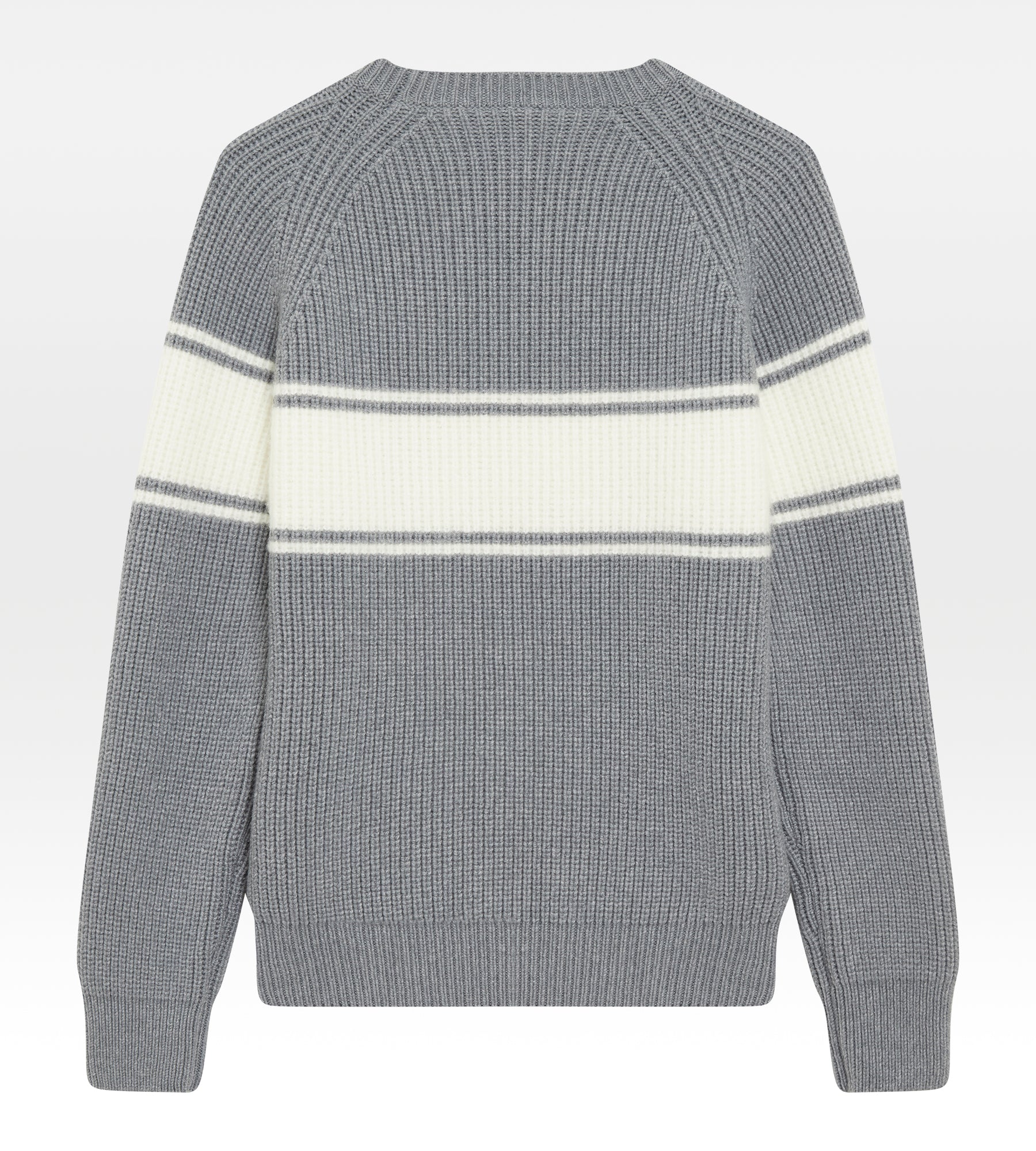 Pull gris en laine & cachemire