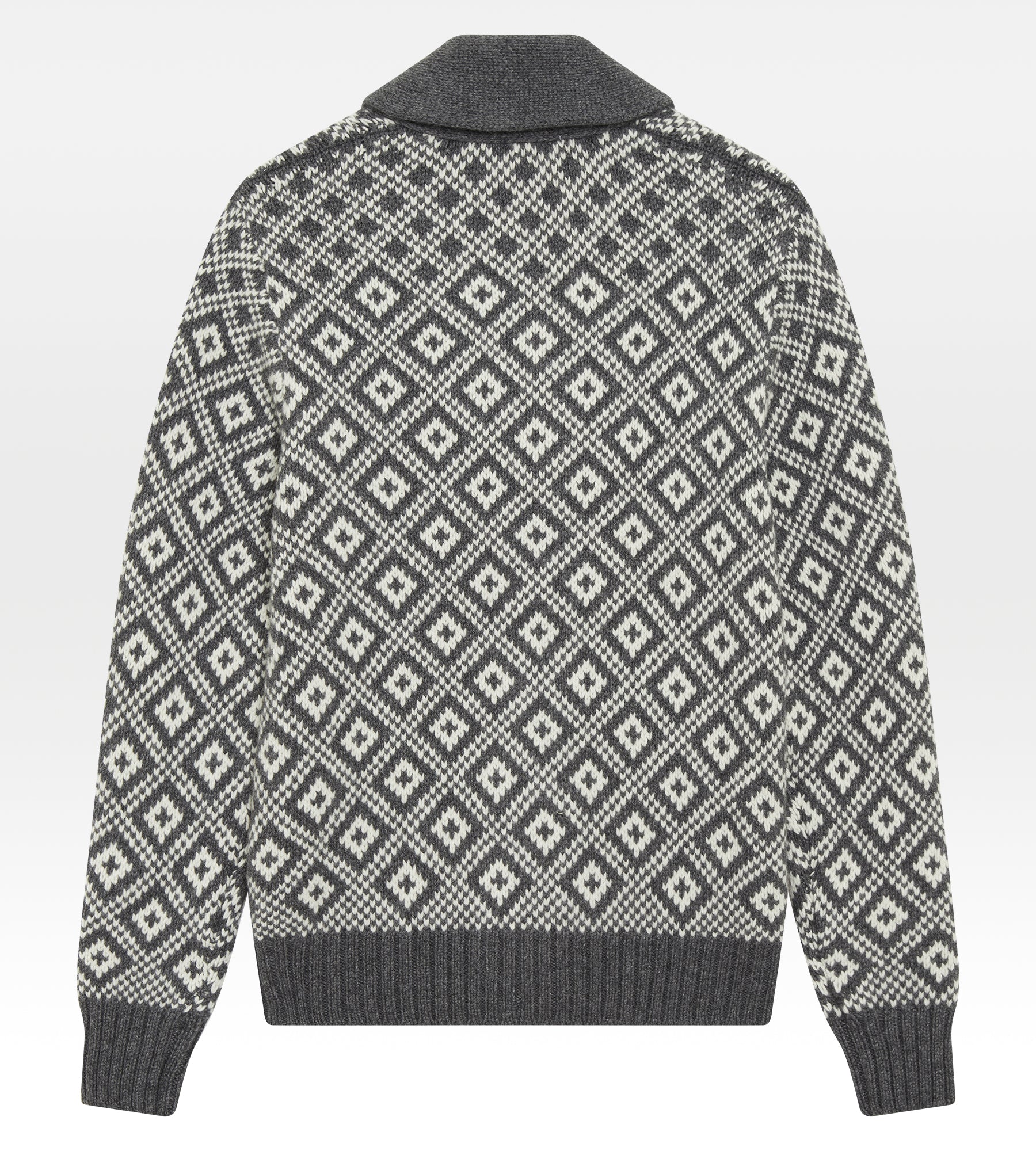 Cardigan gris en laine & cachemire
