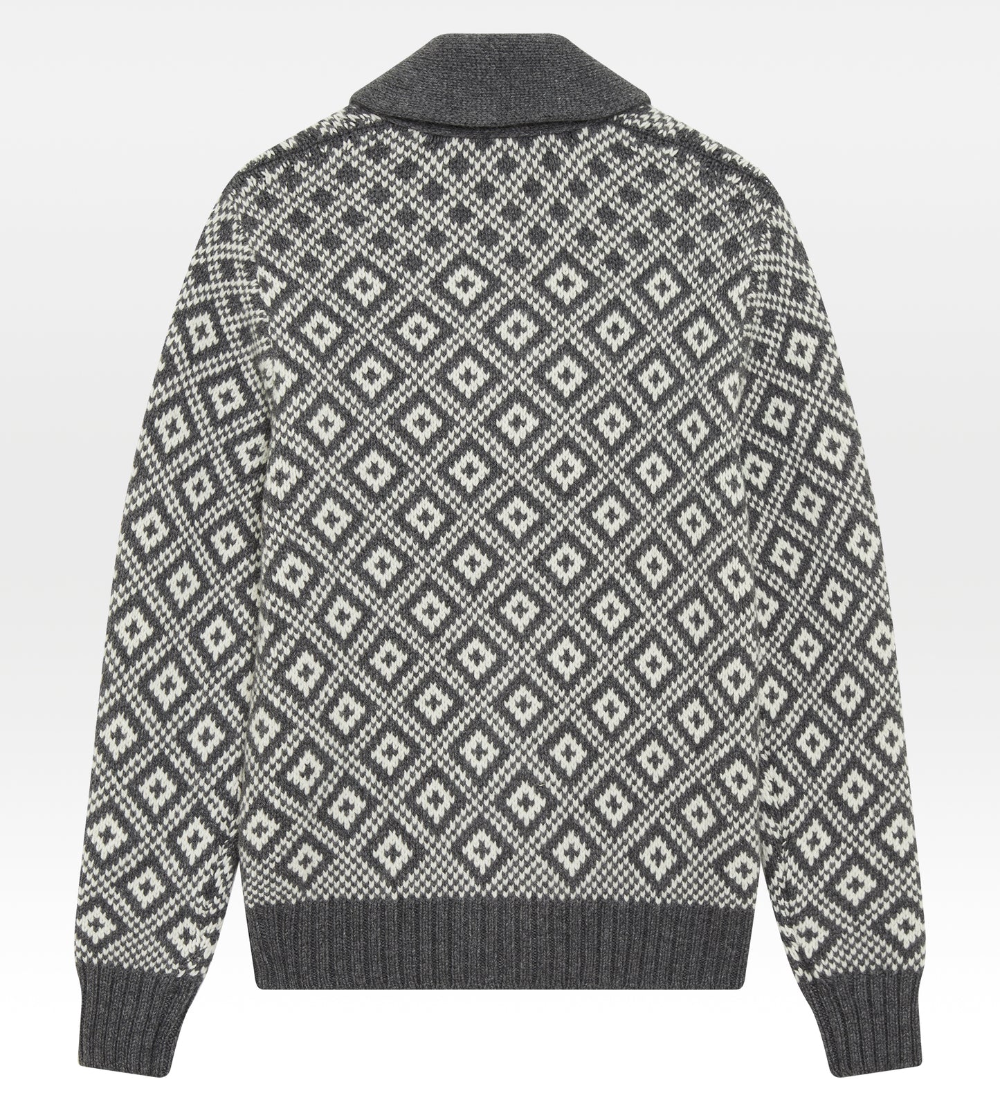 Cardigan en laine & cachemire gris