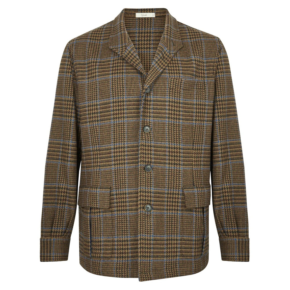 Teba classique en laine marron Prince de Galles