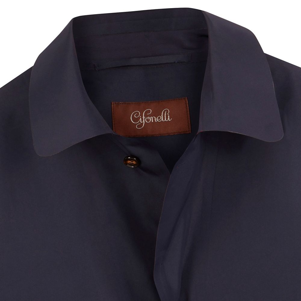 Trench "laser cut" bleu marine